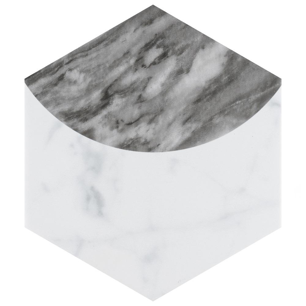 Classico Bardiglio Moon 7" x 8" Porcelain Marble Look Wall & Floor Tile