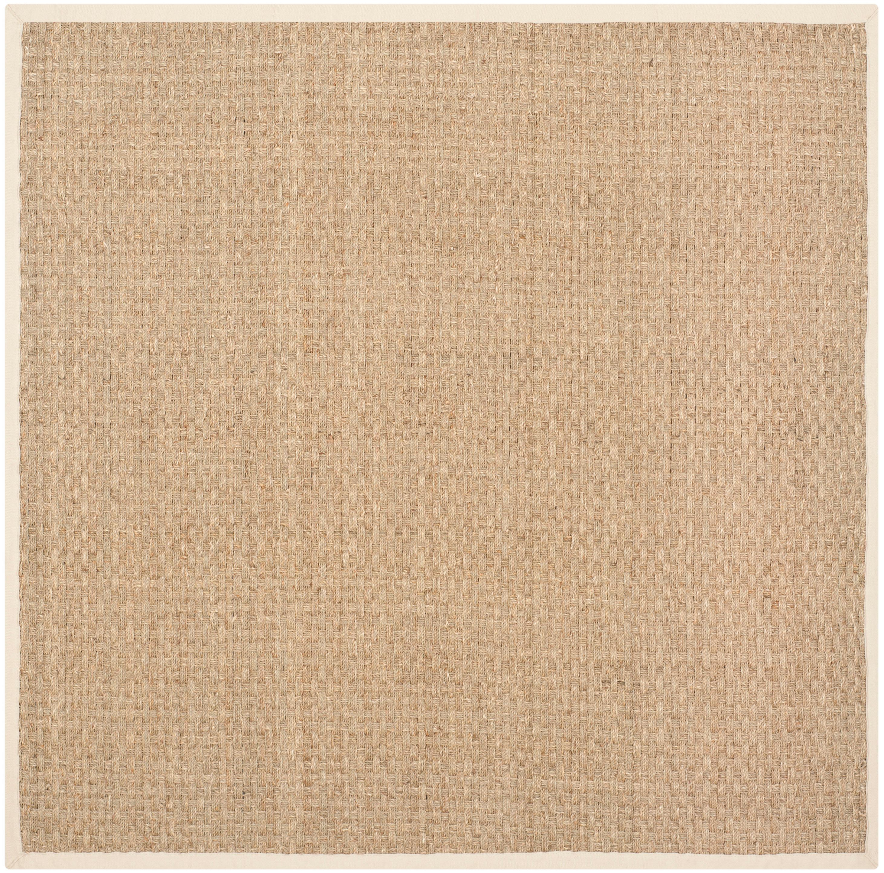 Natural Fiber NF114 Power Loomed Indoor Area Rug - Natural/Beige - 4'x4' - Safavieh.