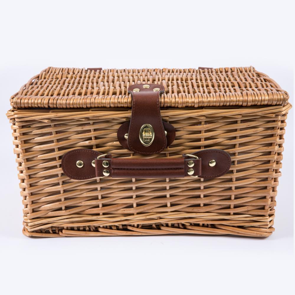 Picnic Time Catalina Wicker Picnic Basket with Picnic