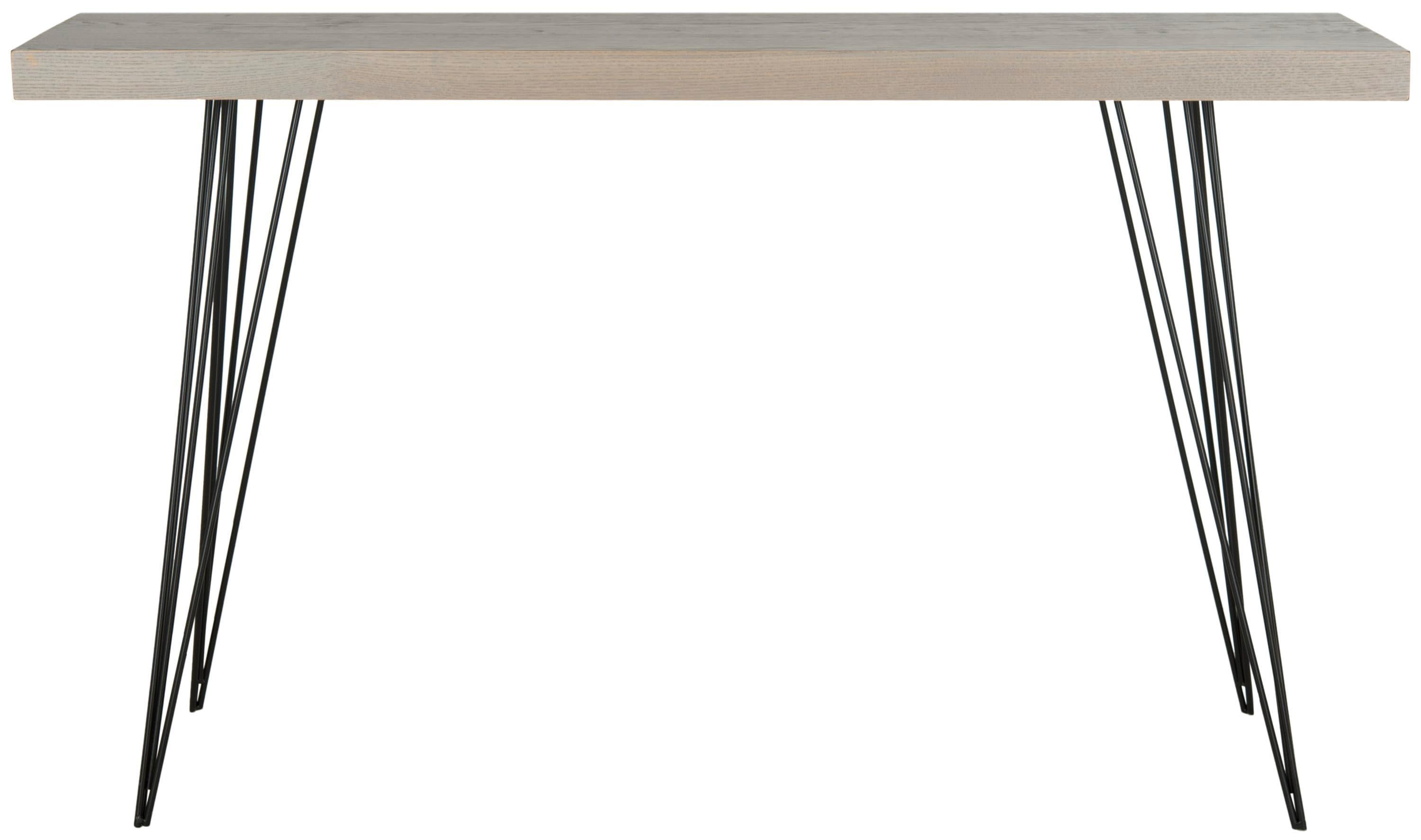 Wolcott Console Table - Grey/Black - Safavieh