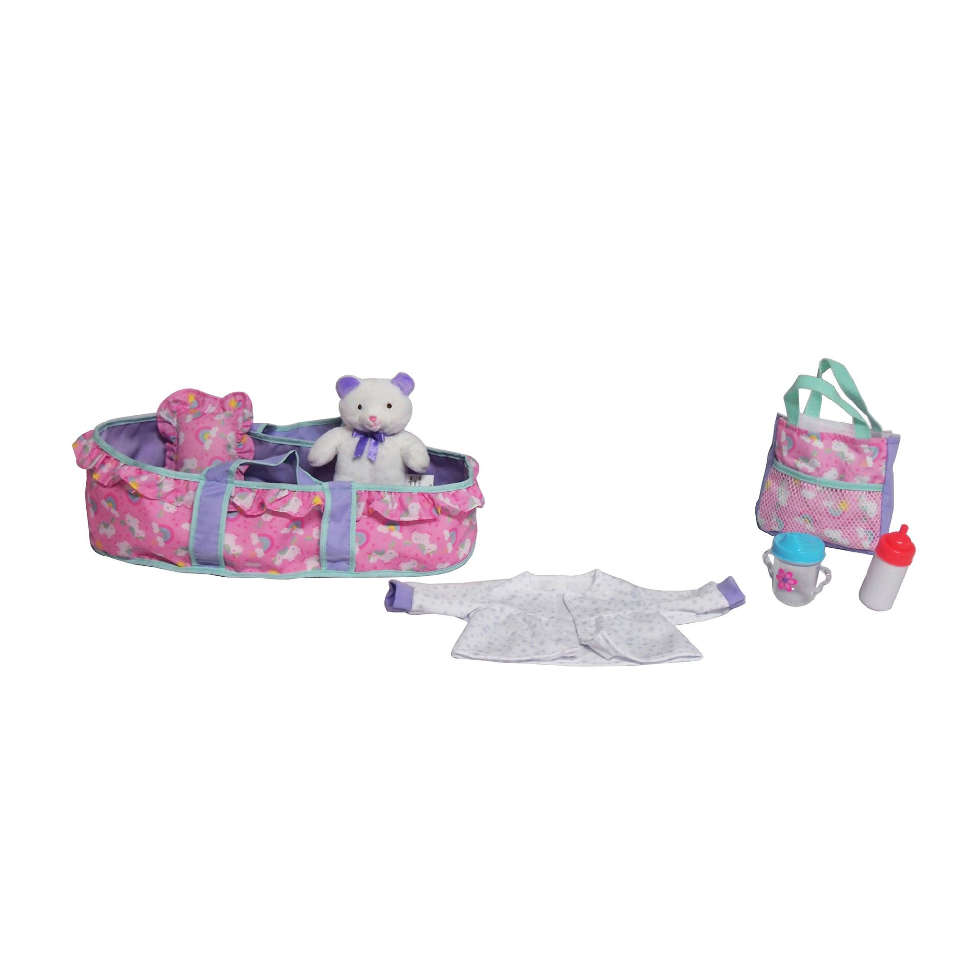 Dream Collection: 16" Baby Doll Traveling Set in Blue