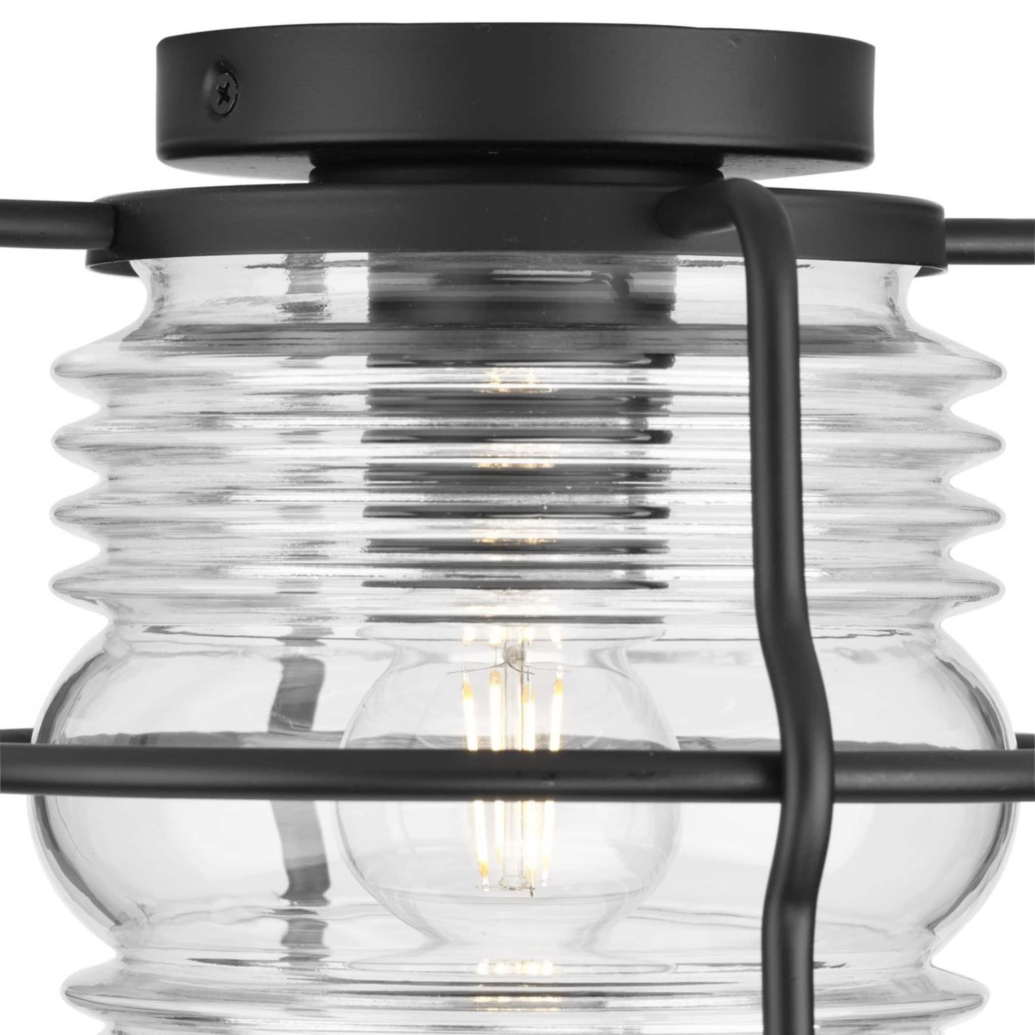 1 - Bulb Outdoor Flush Mount