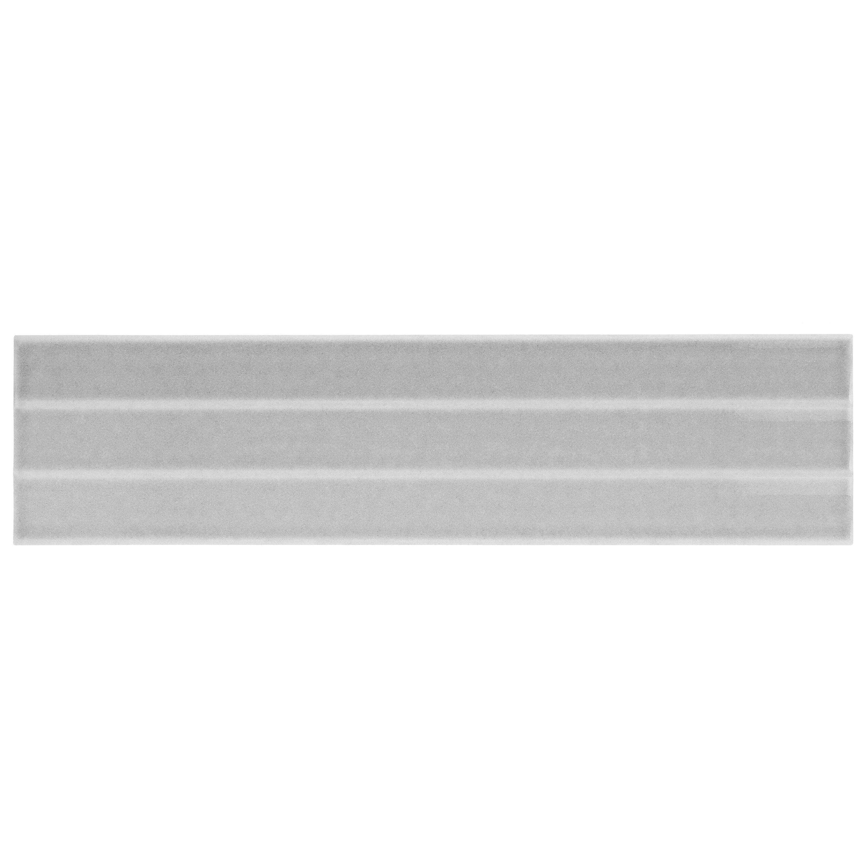 Radiant Fluted 4.43'' W x 17.62'' L Crackled Ceramic Subway Wall Tile (9.26 Sq. Ft. / Case)