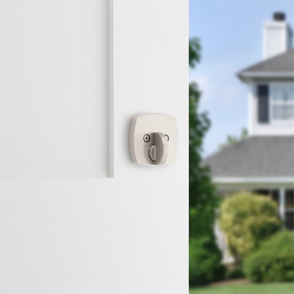 Midtown Interior Knob With Deadbolt Reversible Entry Set