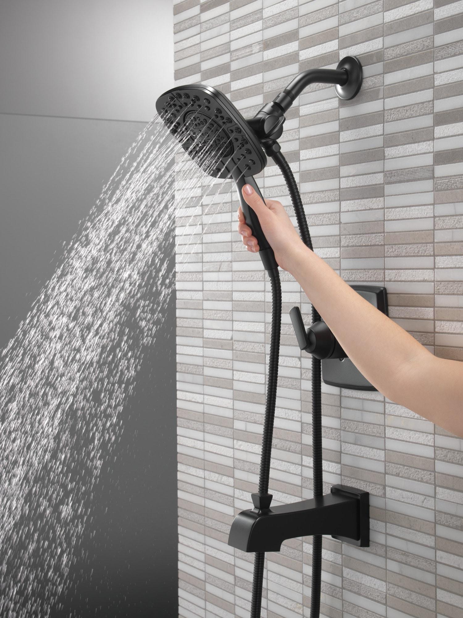 Delta Ashlyn 17 Series Dual-Function Tub Shower Faucet Set, In2ition Shower Handle Trim Kit T17464-BL-I