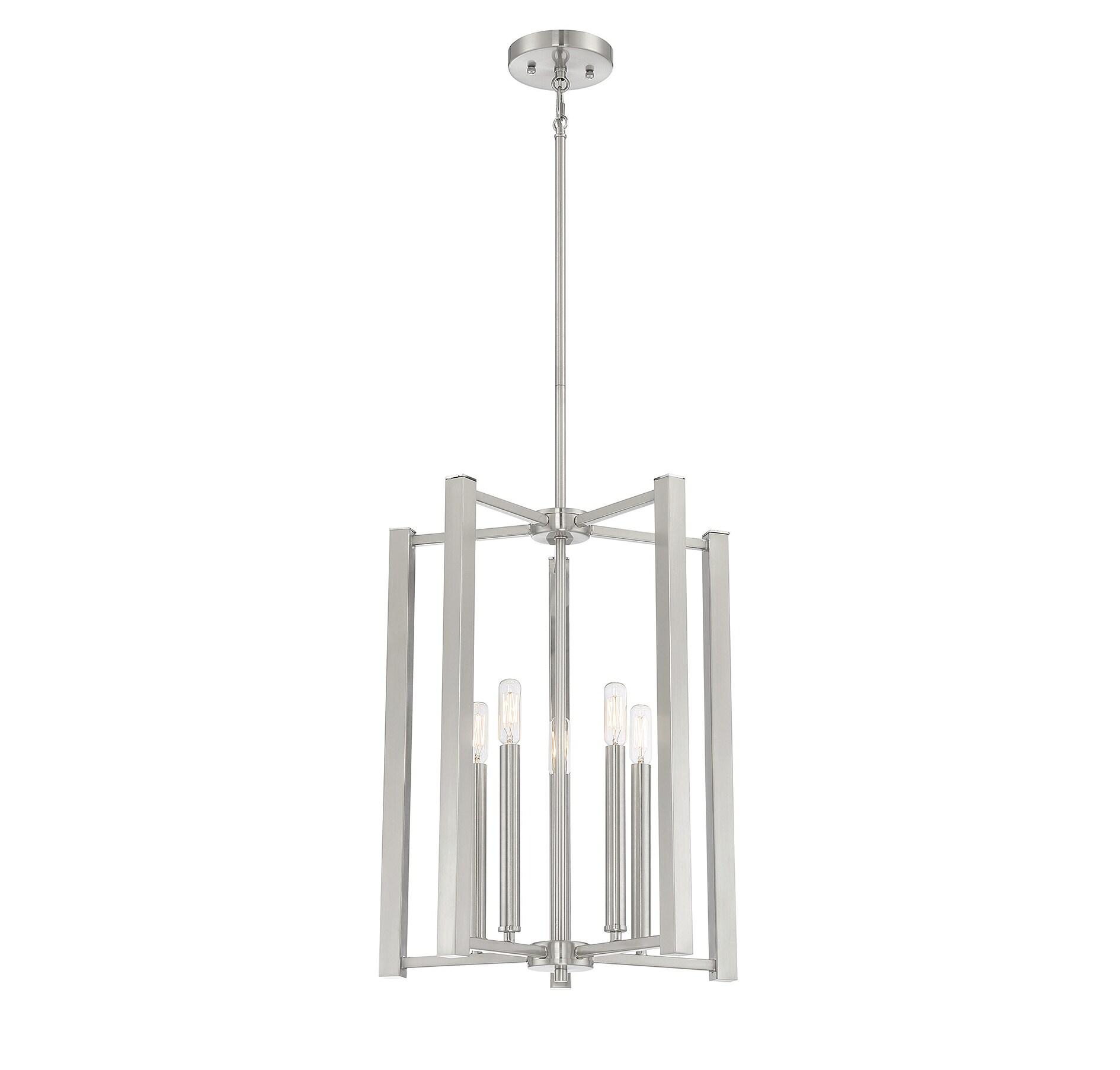 Savoy House Benson 5 - Light Pendant in  Satin Nickel
