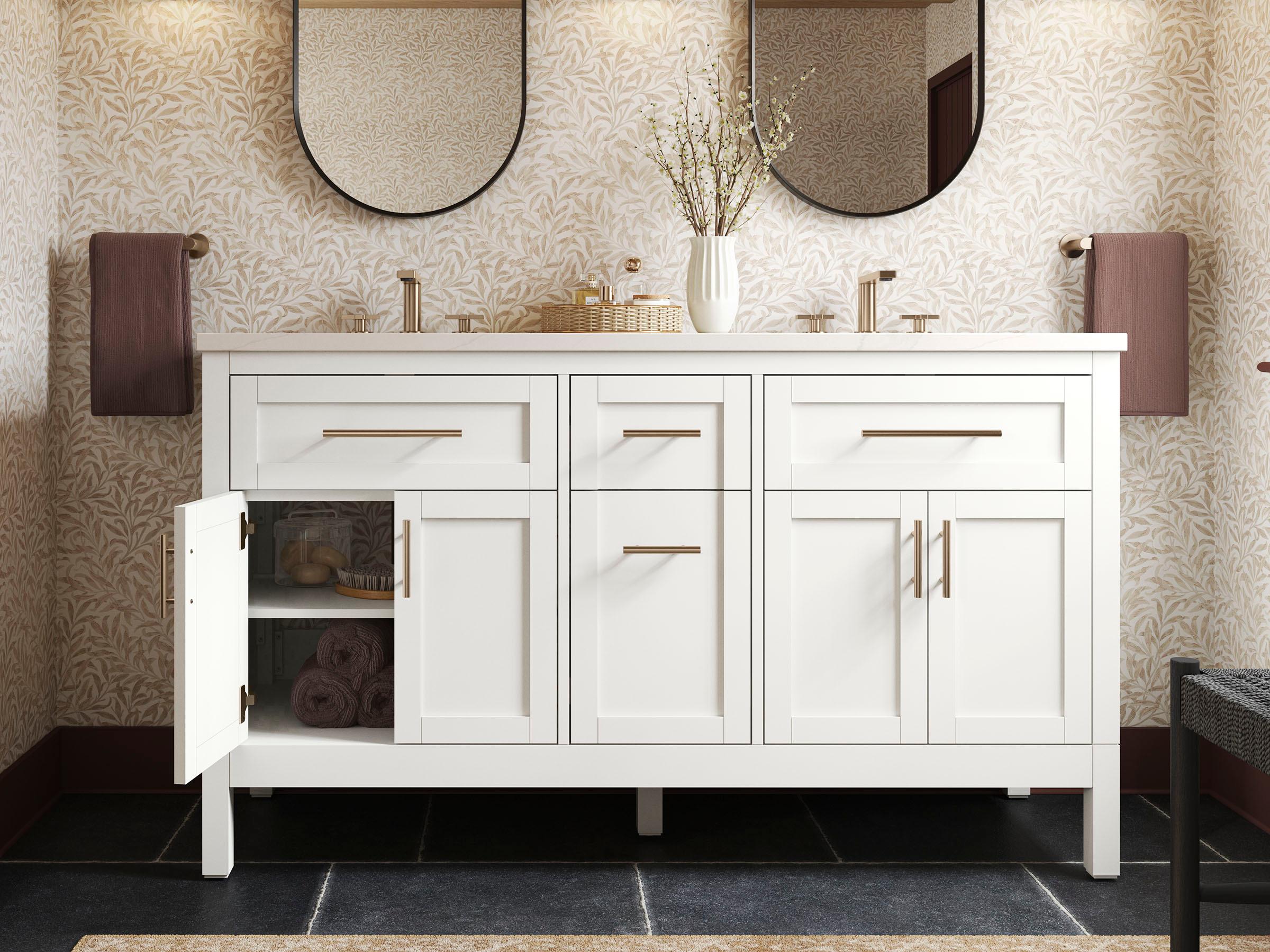 61" Single Bathroom Vanity Set