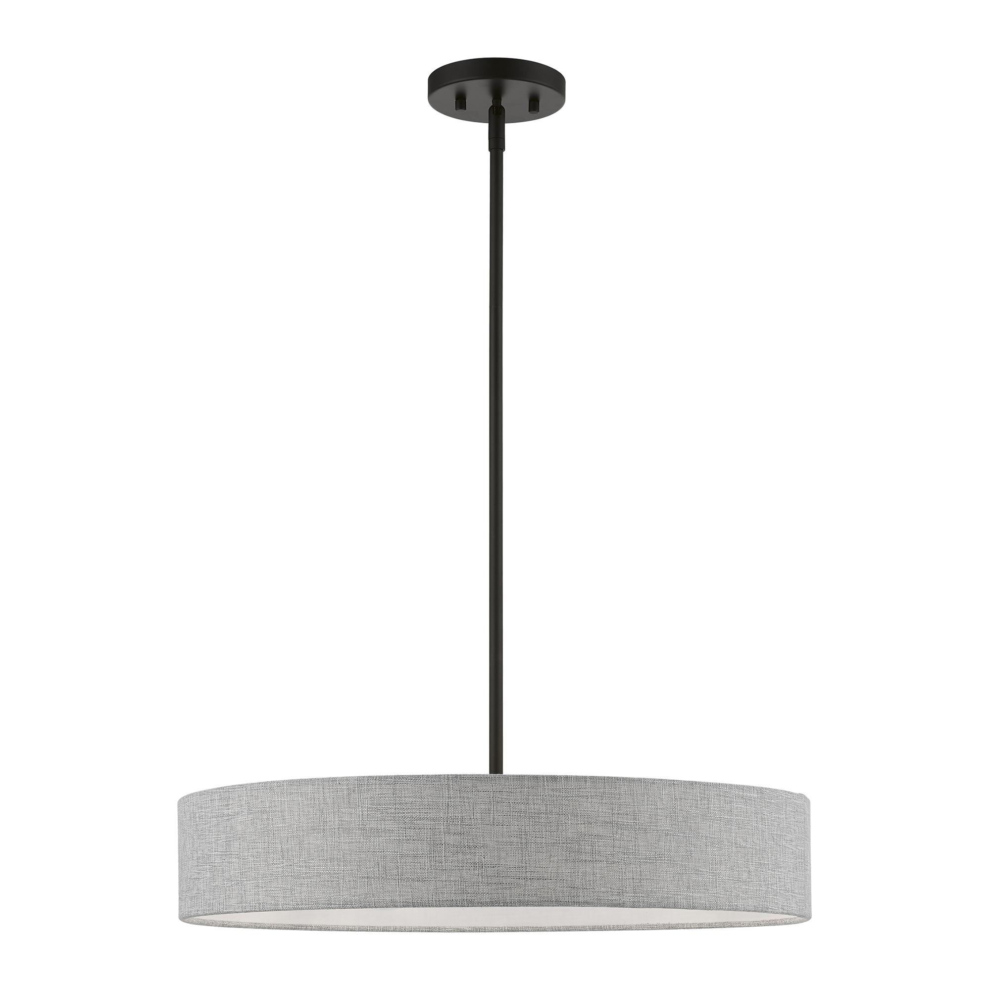 Livex Lighting Elmhurst 4 - Light Pendant in Black