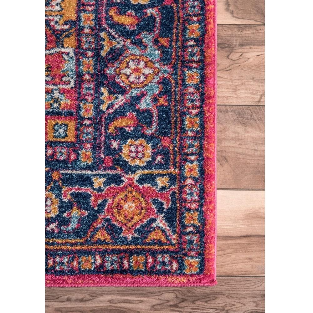 nuLOOM Vonda Fancy Persian Runner Rug, 2' 8" x 8', Orange