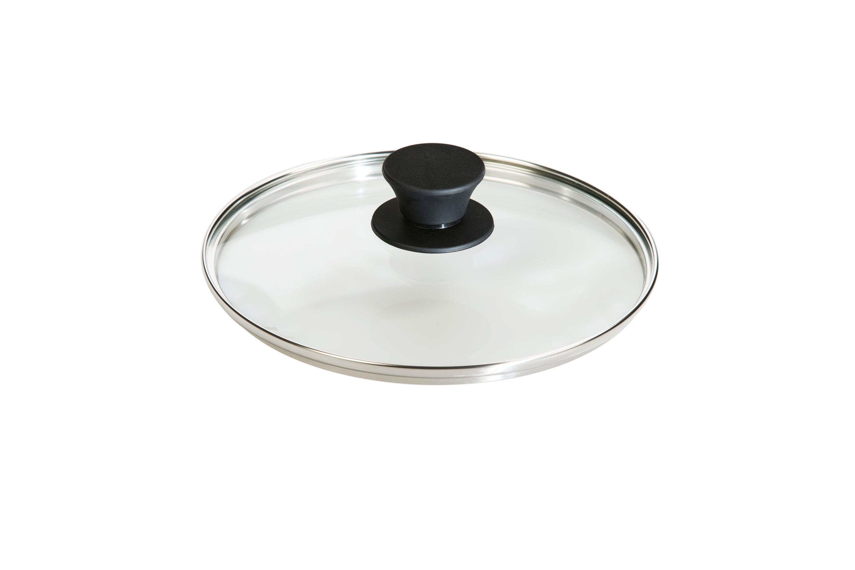 Lodge Cast Iron 8" Tempered Glass Lid, GL8, with Silicone Knob