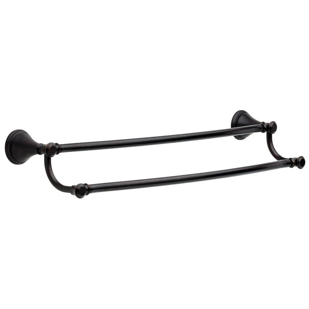 Cassidy 24 in. Wall Mount Double Towel Bar Bath Hardware Accessory
