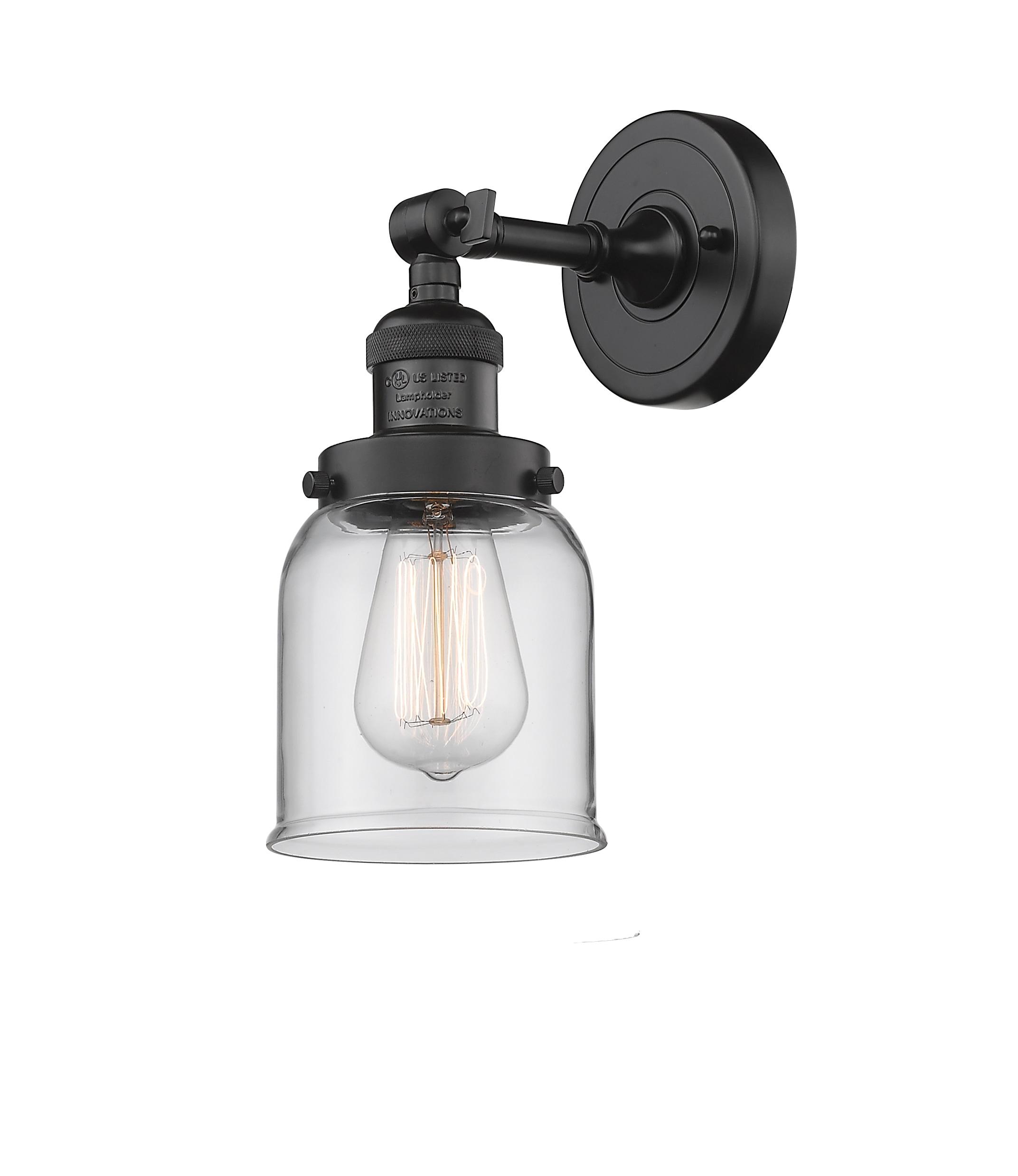 Innovations Lighting - Small Bell-1 Light Wall Sconce in Industrial Style-5