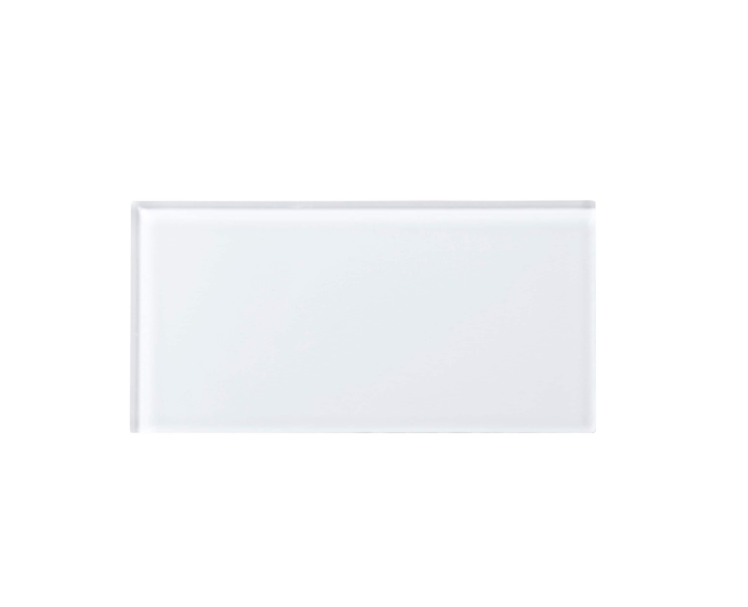 3'' W x 6'' L Glass Peel and Stick Subway Tile