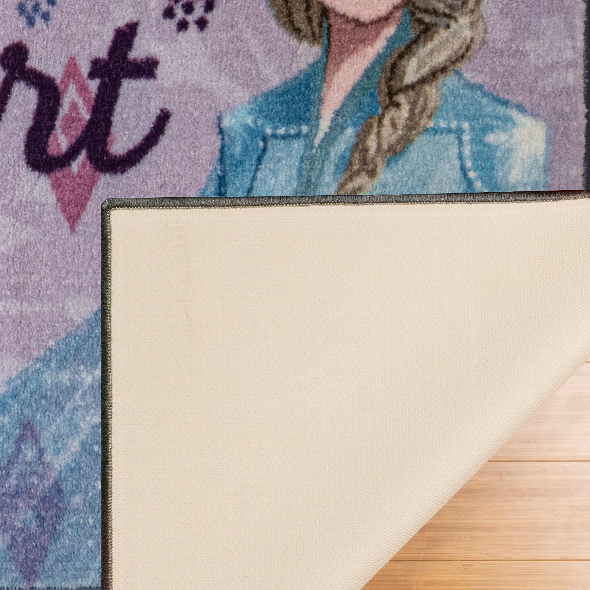 Kid's Company Licensed Disney Frozen Elsa 'Follow Your Heart' Plush Youth Area Rug