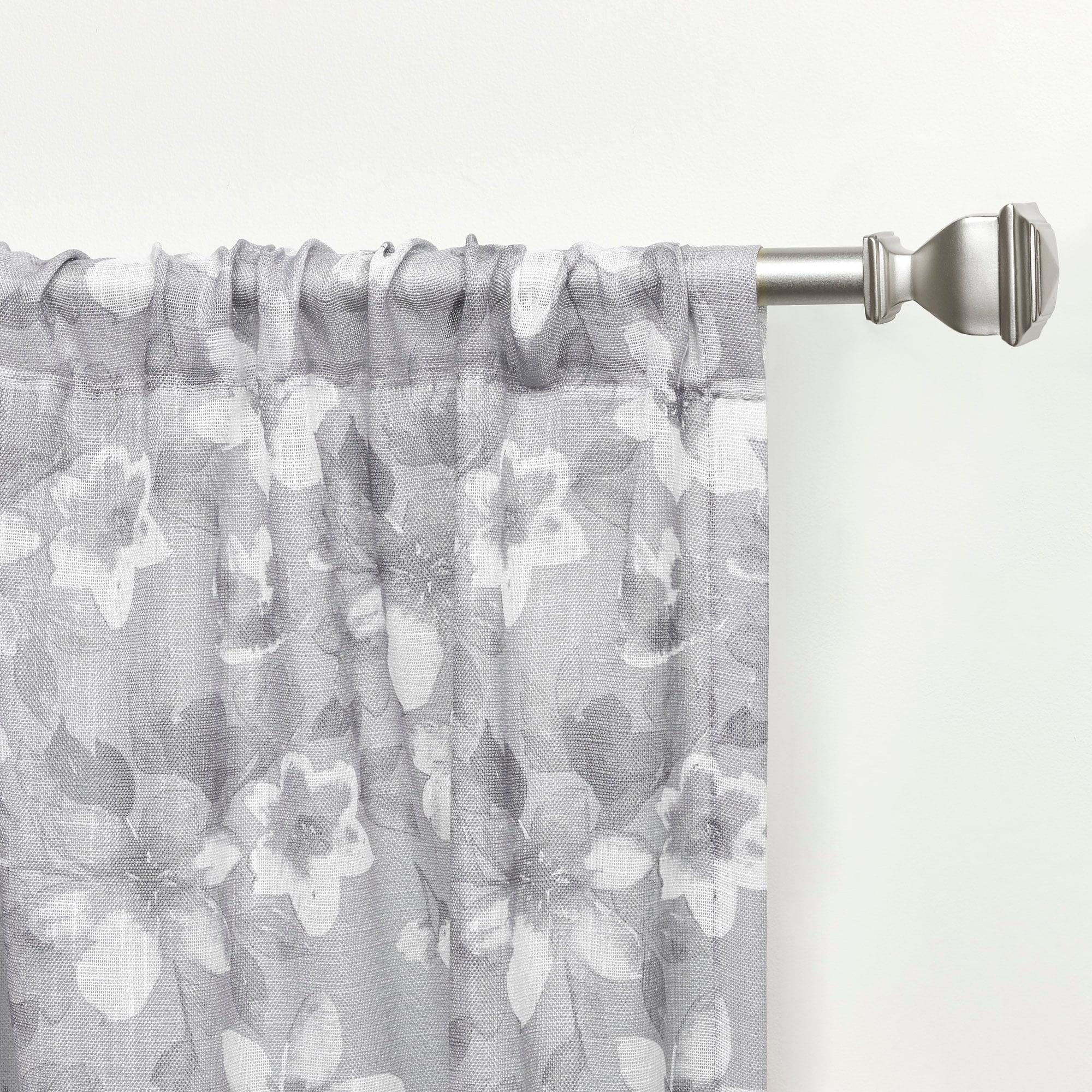 Nicole Miller Nicole Miller New York Dara Light Filtering, Semi Sheer Rod Pocket Curtain Panels (Set of 2)