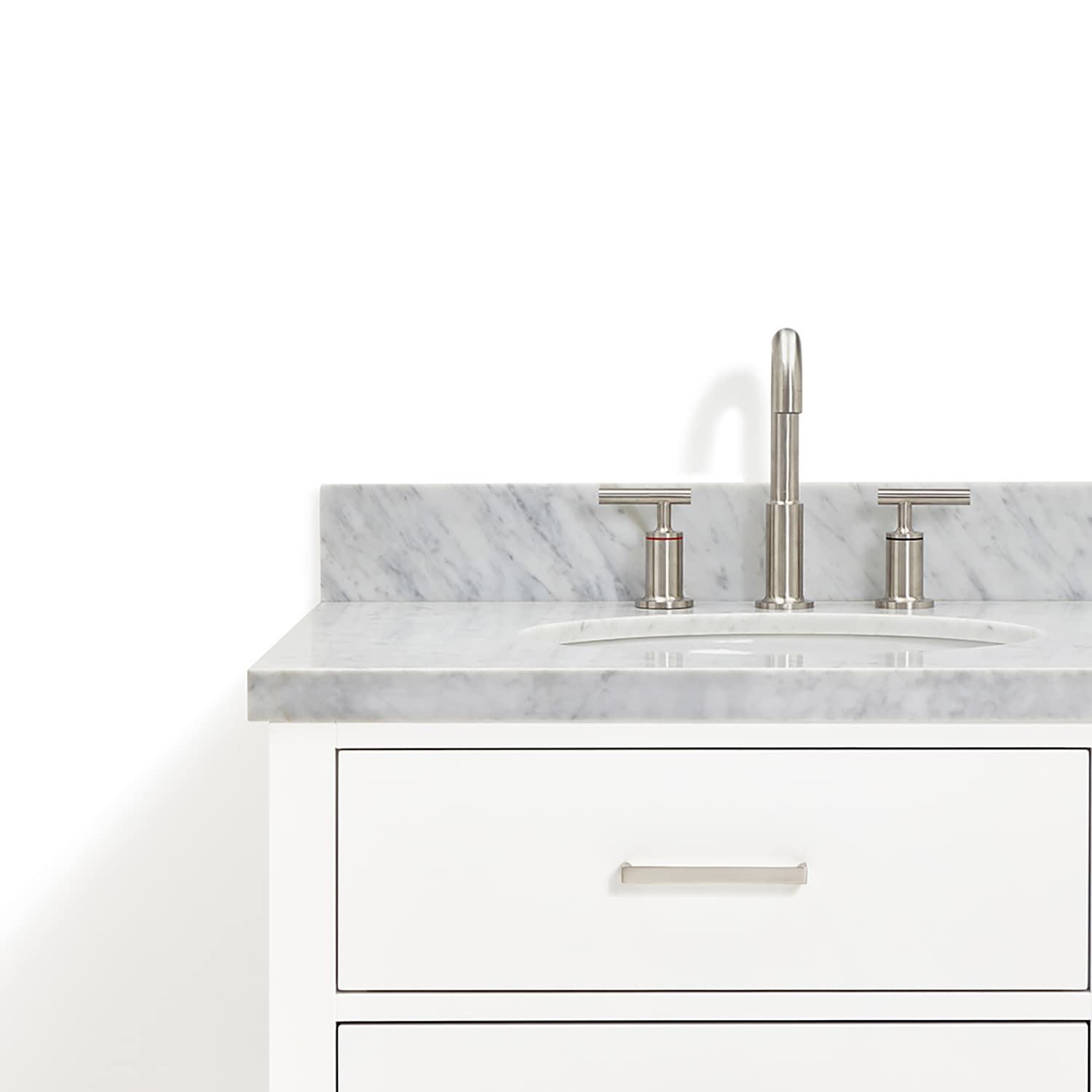 54" Gray Solid Hardwood Wall-Mounted Single Vanity Base