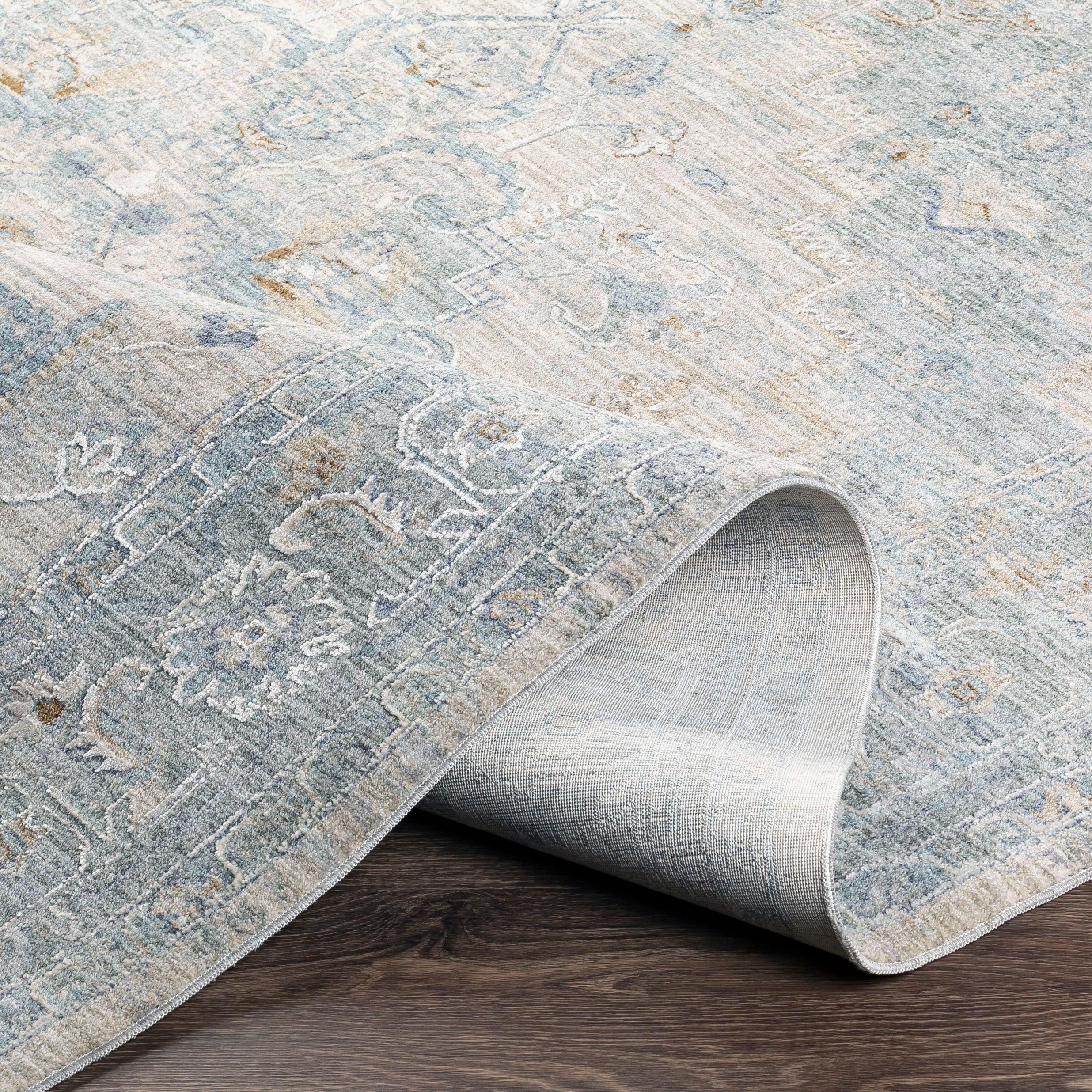 Avant Garde Gray Synthetic 5' x 7' Hand-Knotted Area Rug