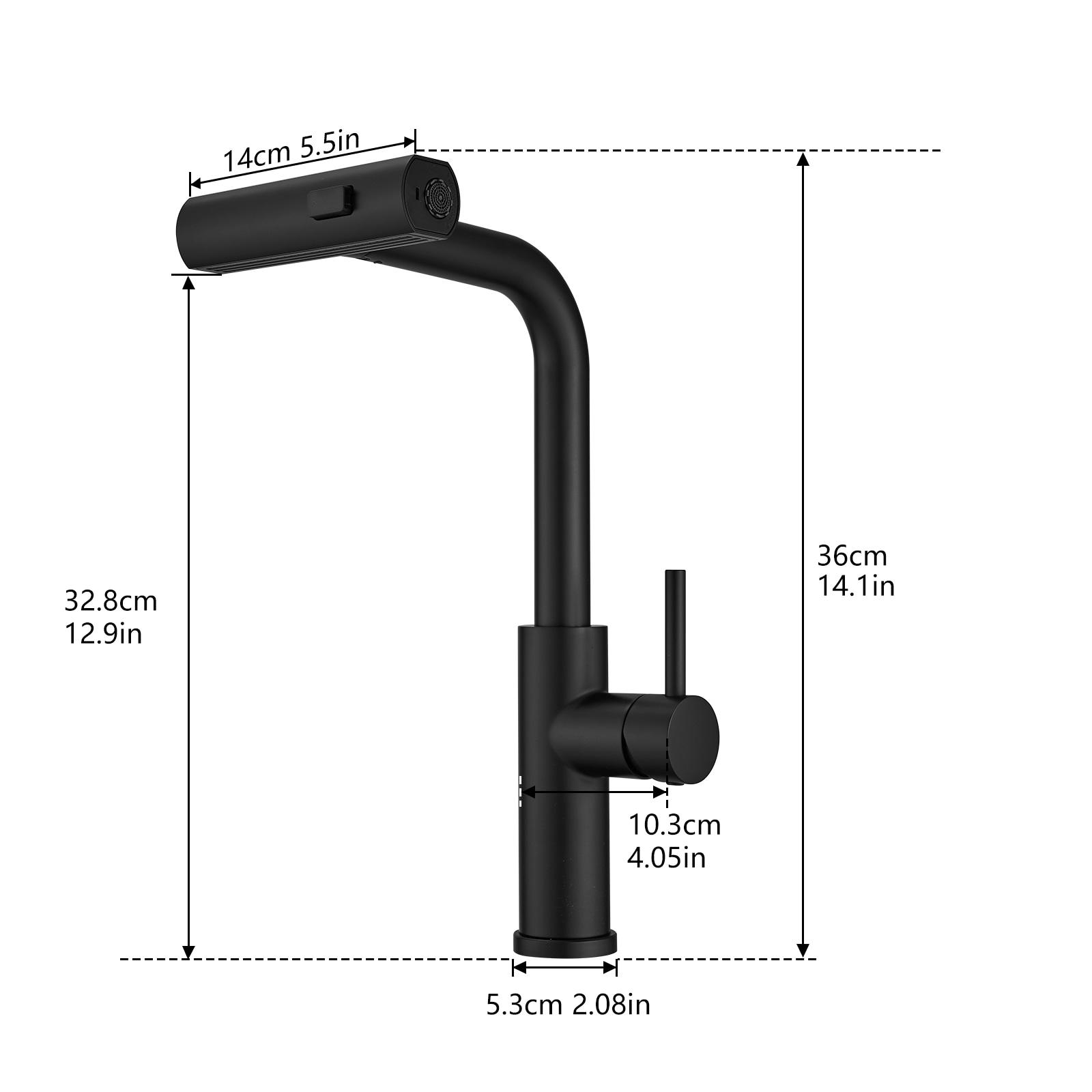 Mondawe Pull Down Kitchen Faucet