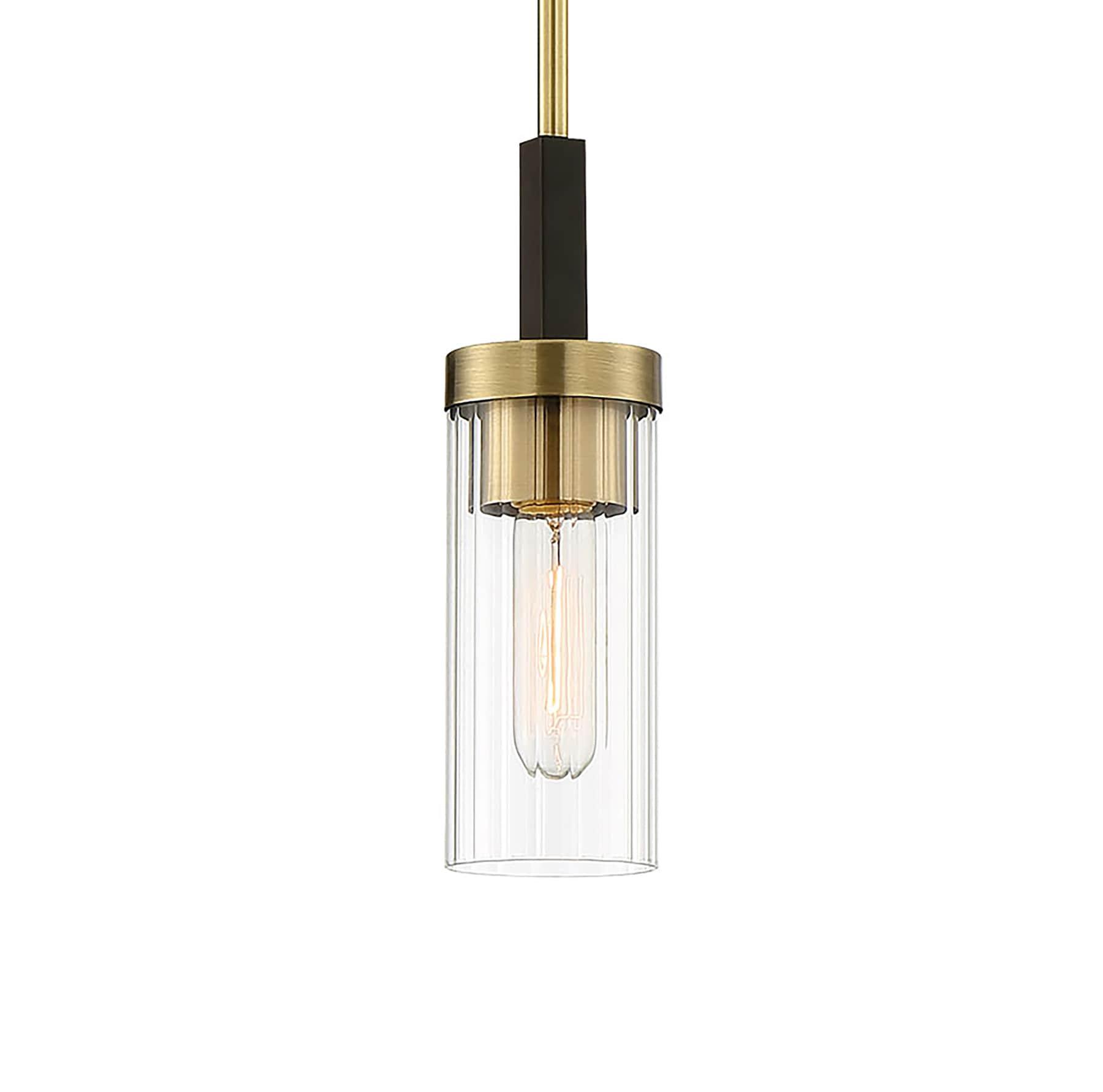 1 Light Mini Pendant In Transitional Style 10.75 Inches Tall By 3.25 Inches Wide     -Traditional Installation Minka Lavery 3040-560