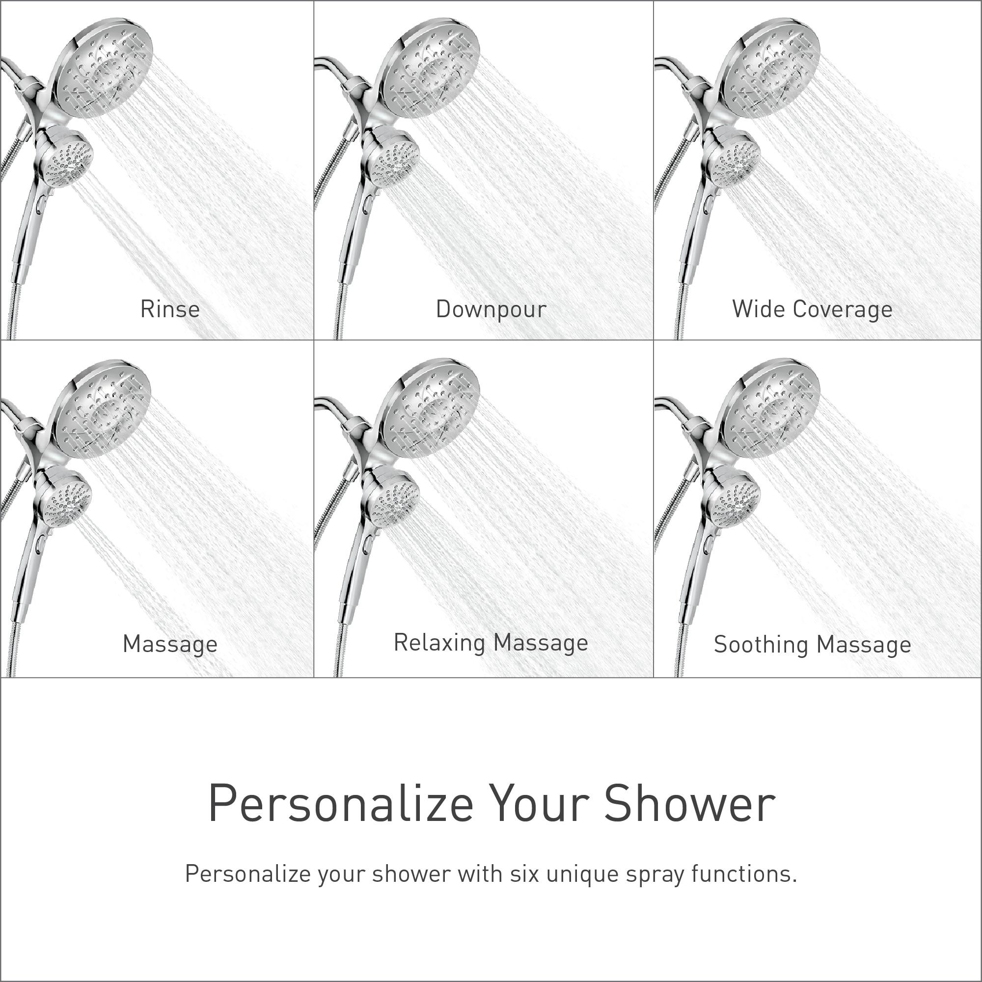 Moen Magnetix 82137SRN Graeden Spot Resist Brushed Nickel 1-Handle Bathtub and Shower Faucet with Valve