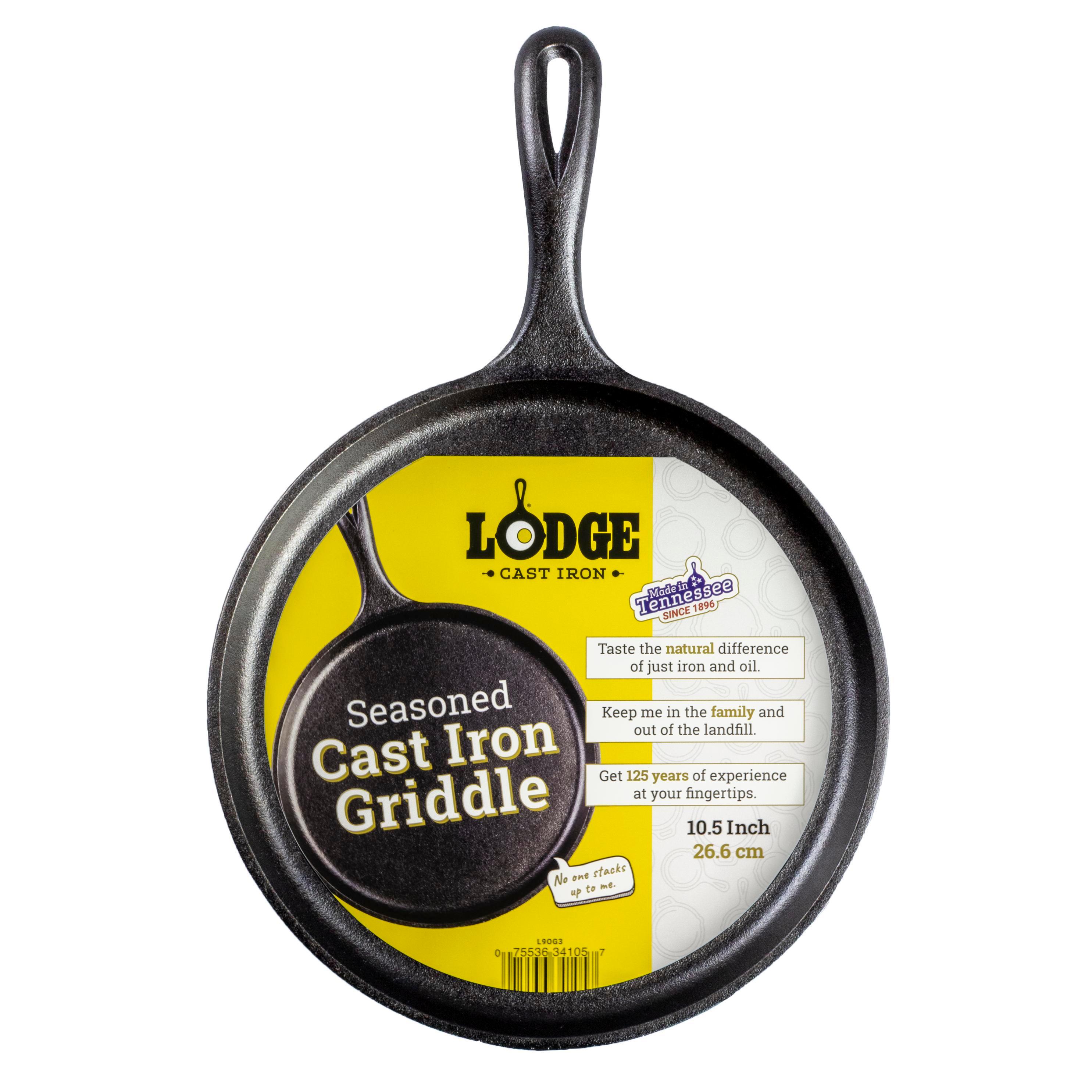 Lodge 10.5 Inch Cast Iron Griddle / Comal