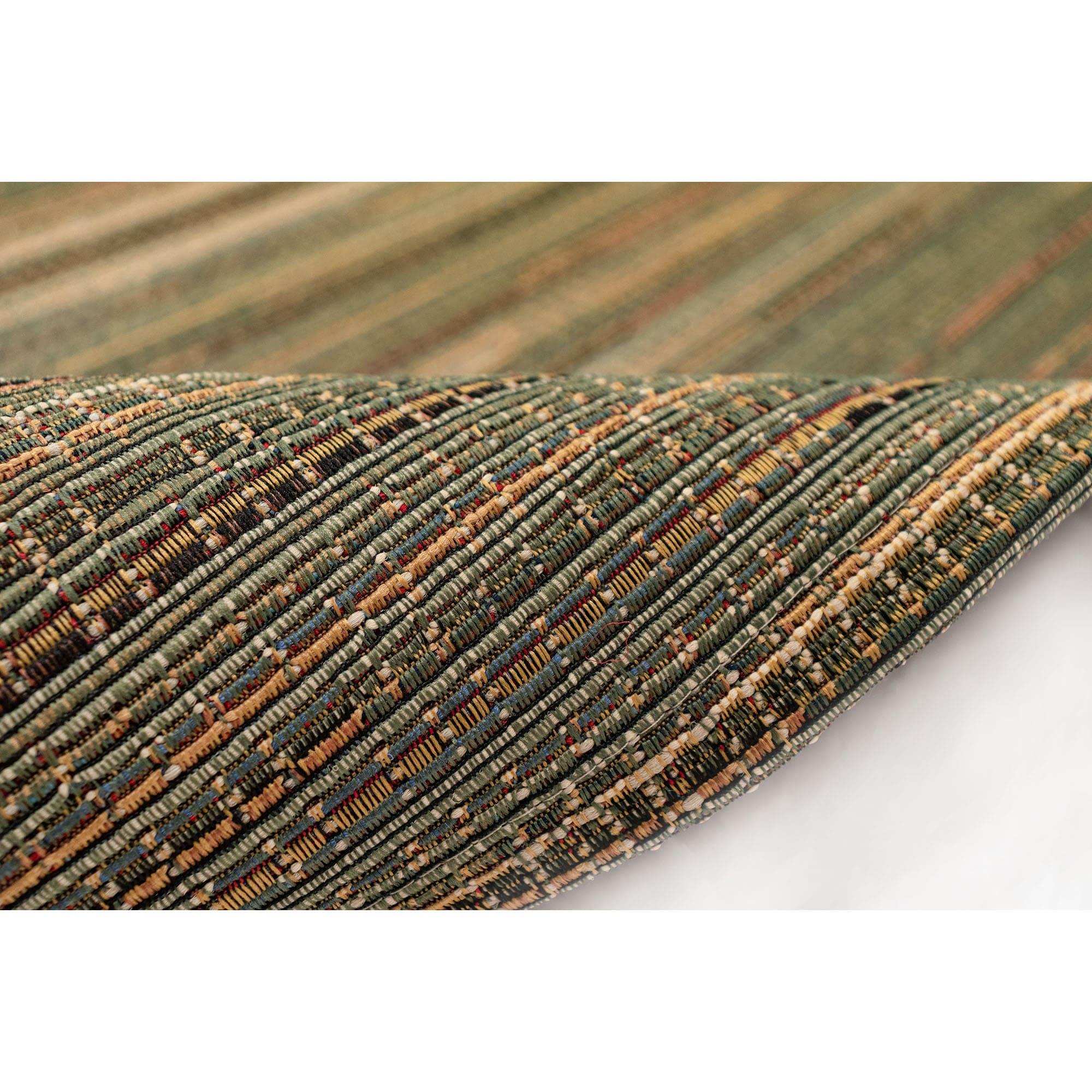 Liora Manne Marina Stripes Indoor/Outdoor Rug Green 1'11" x 7'6"