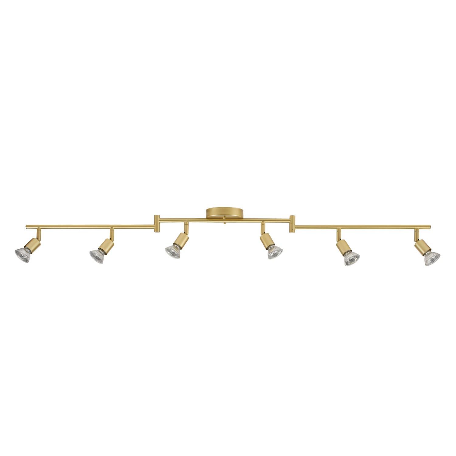 Globe Electric Company 47.2'' 6 -Light Swing Arm Track Track Kit with Dimmable and Adjustable Head