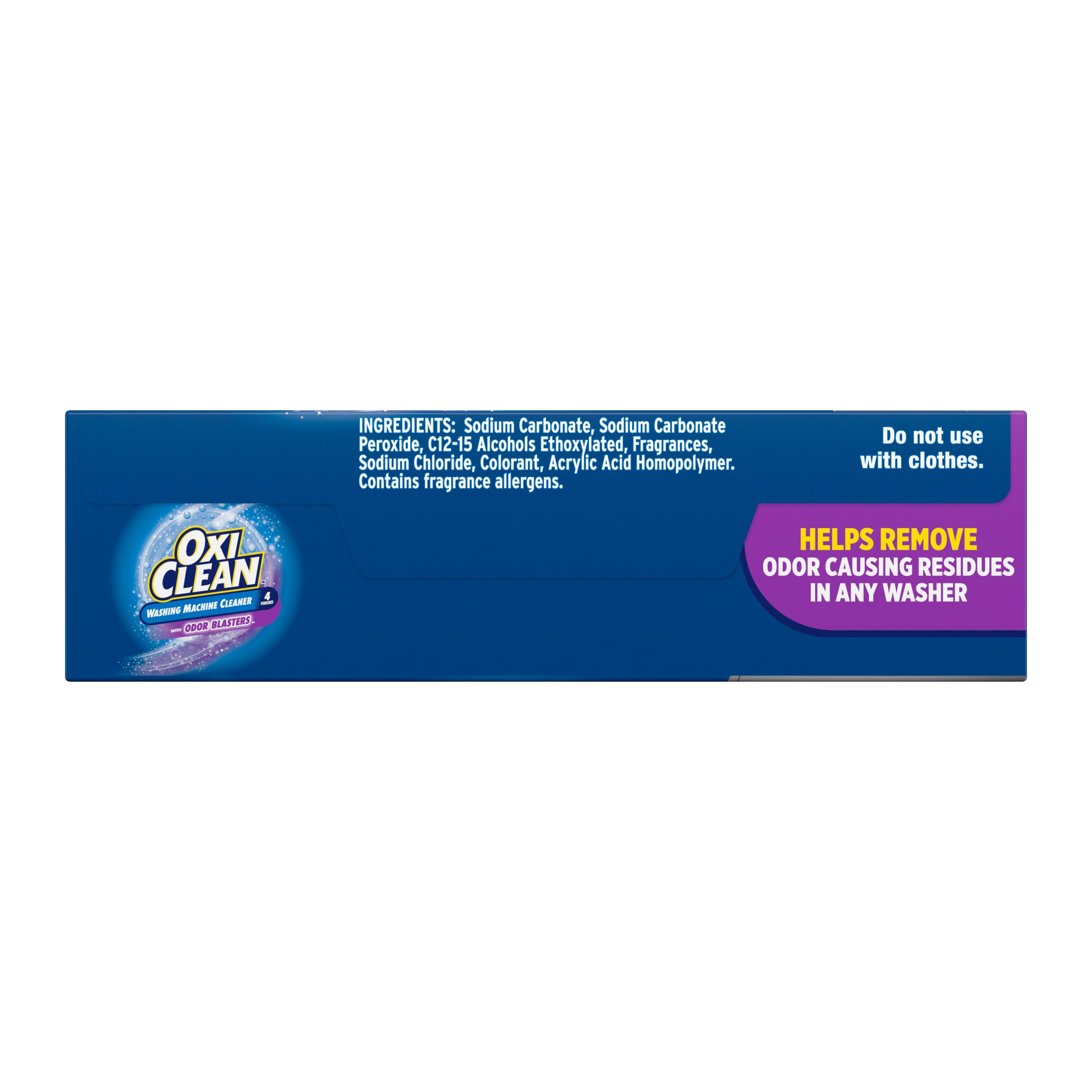 OxiClean Washing Machine Cleaner with Odor Blasters - 11.28oz/4ct