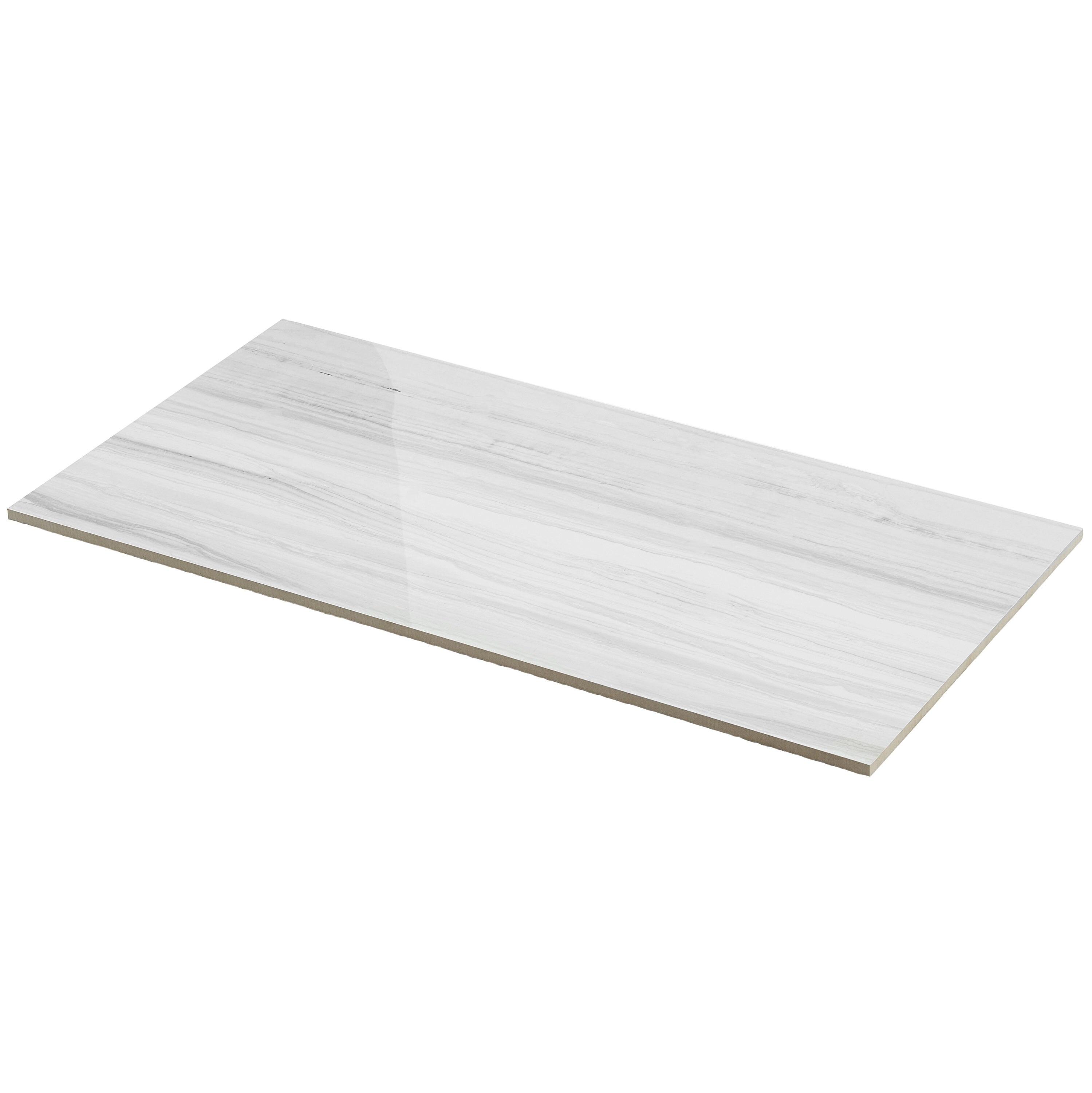 Bond Tile 12" x 24" Polished Marble Look Porcelain Floor and Wall Tile