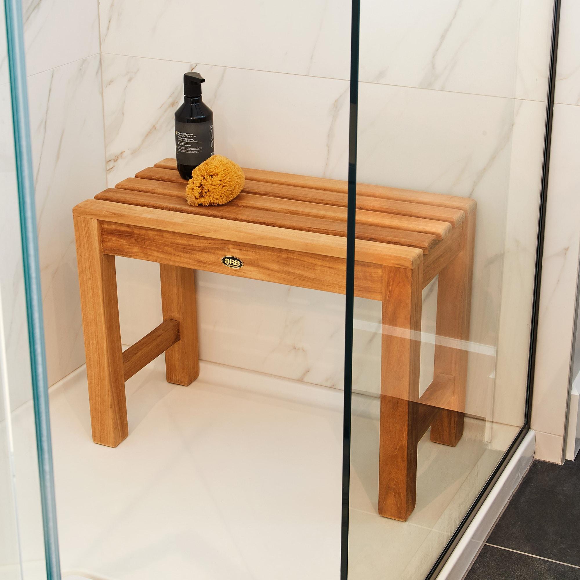 Teak Shower Bench