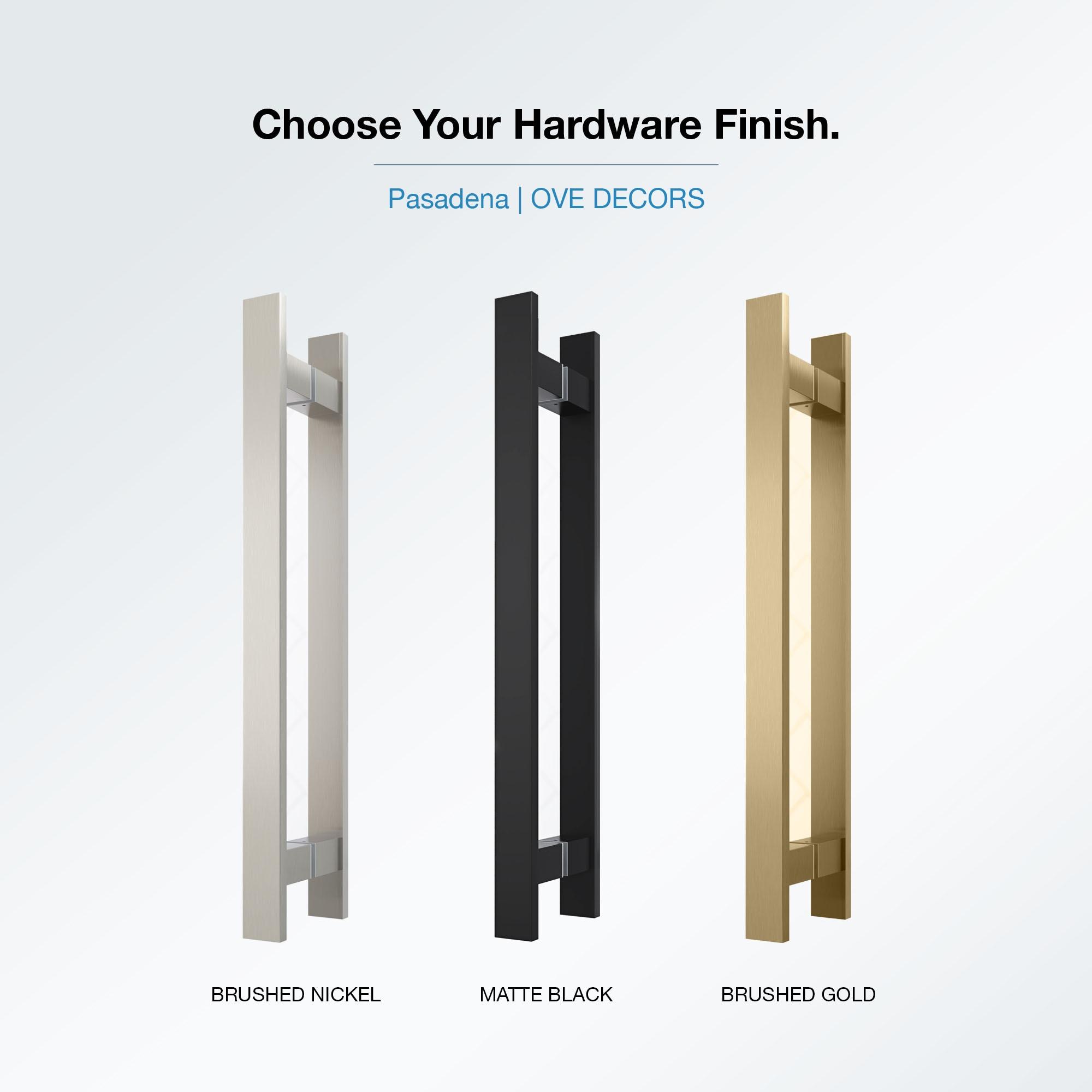 OVE Decors Pasadena 39 7/16 To 41 3/8 In. W X 72 In. H Alcove Frameless Pivot Shower Door