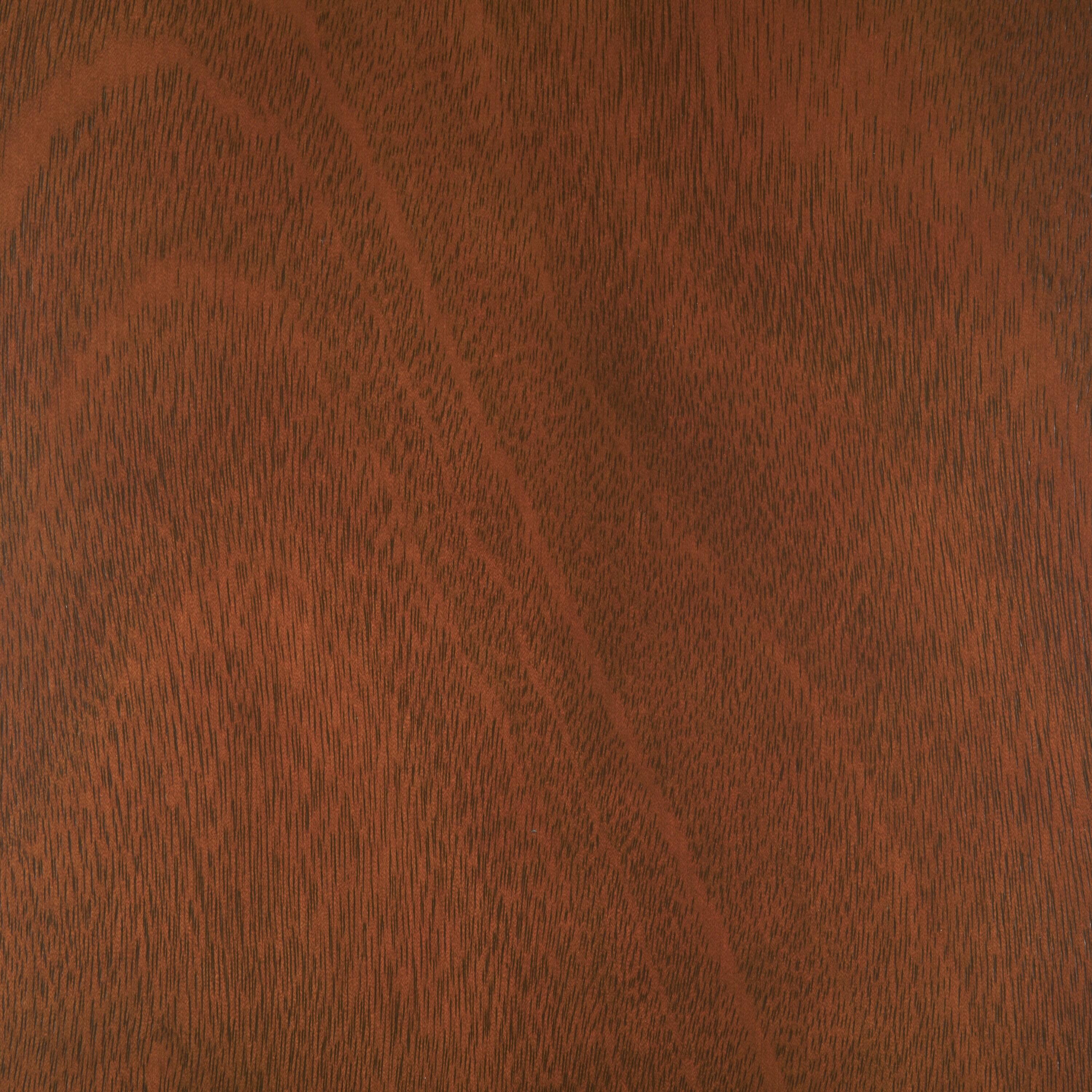 Medium Walnut Round Extendable Rubberwood Dining Table