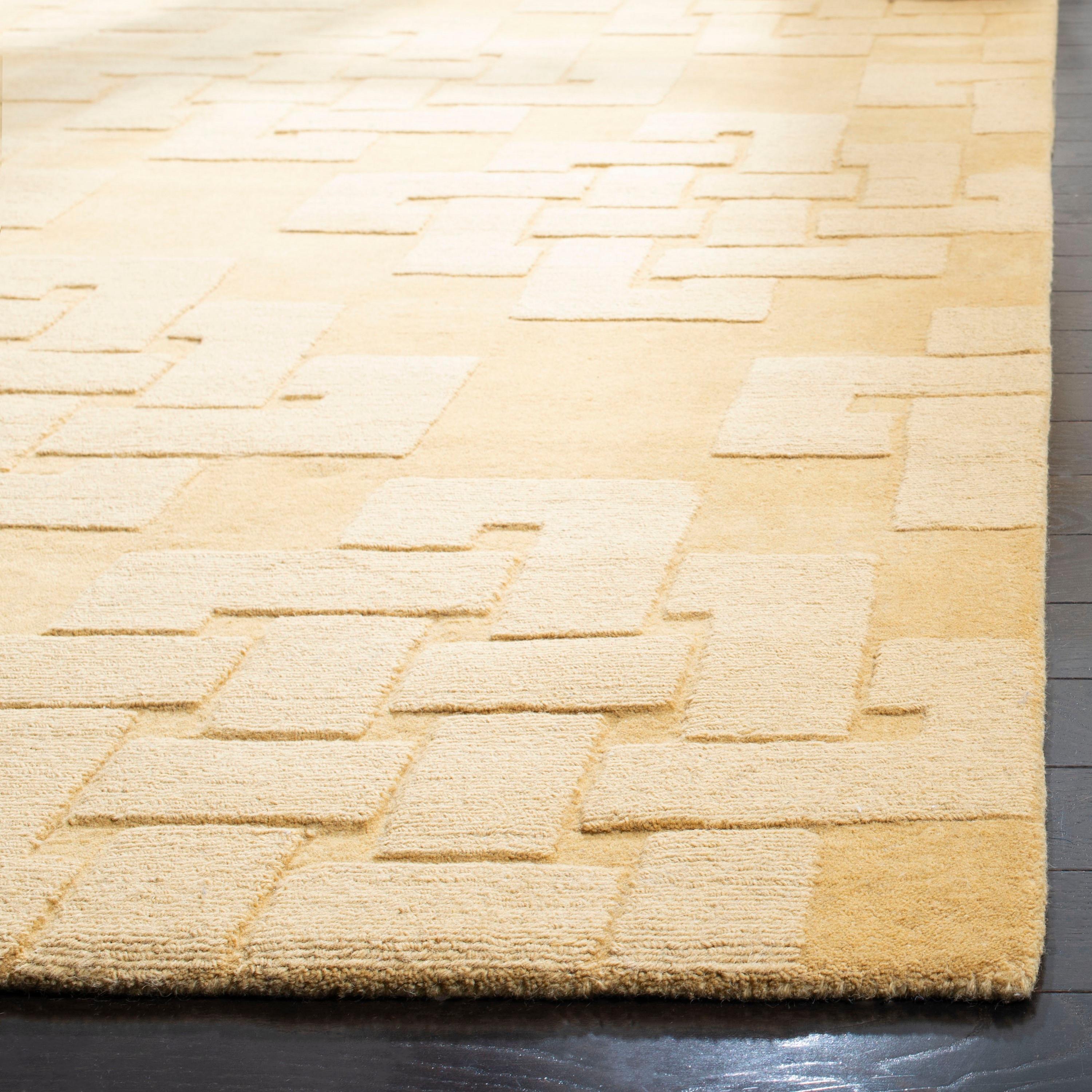 Martha Stewart Hand Tufted Wool Pile Geometric Rug