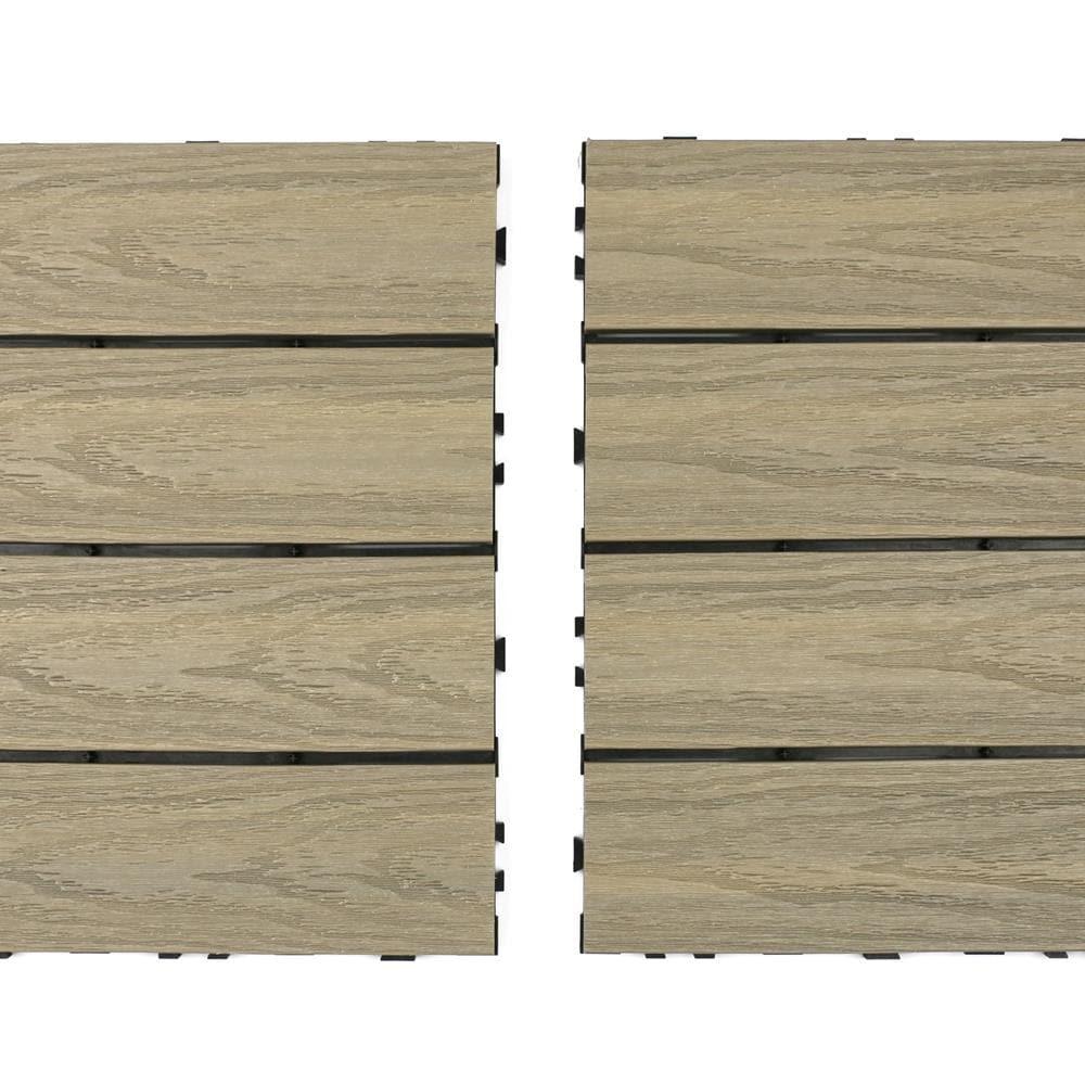 UltraShield Naturale 36" x 12" Composite Interlocking Deck Plank
