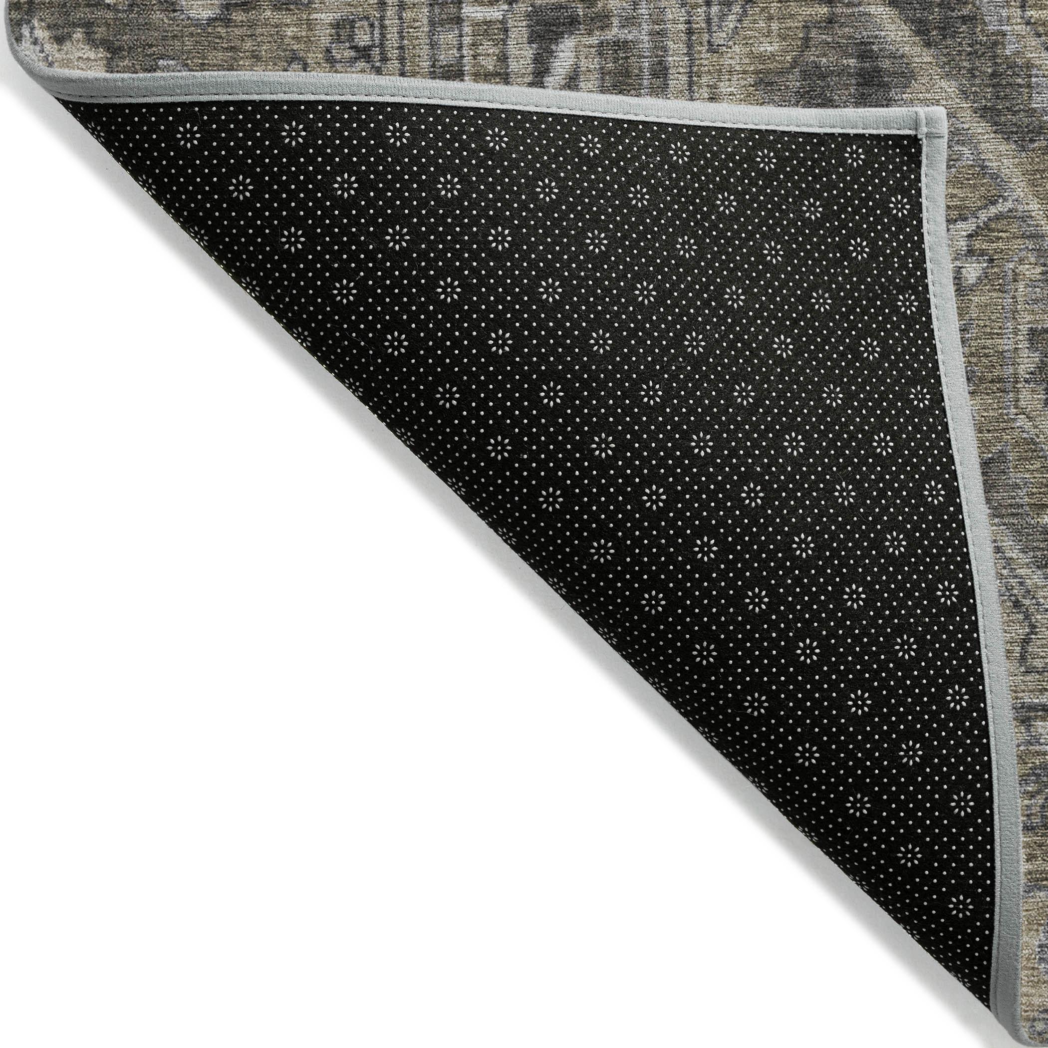 Addison Rugs Chantille Indoor/Outdoor Traditional Oriental Taupe Washable Rectangle Rug, 3' x 5'