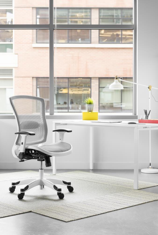 SPACE Seating White Frame Managers Chair