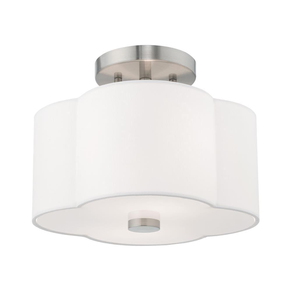 Livex Lighting Chelsea 2 - Light Flush Mount in  Brushed Nickel
