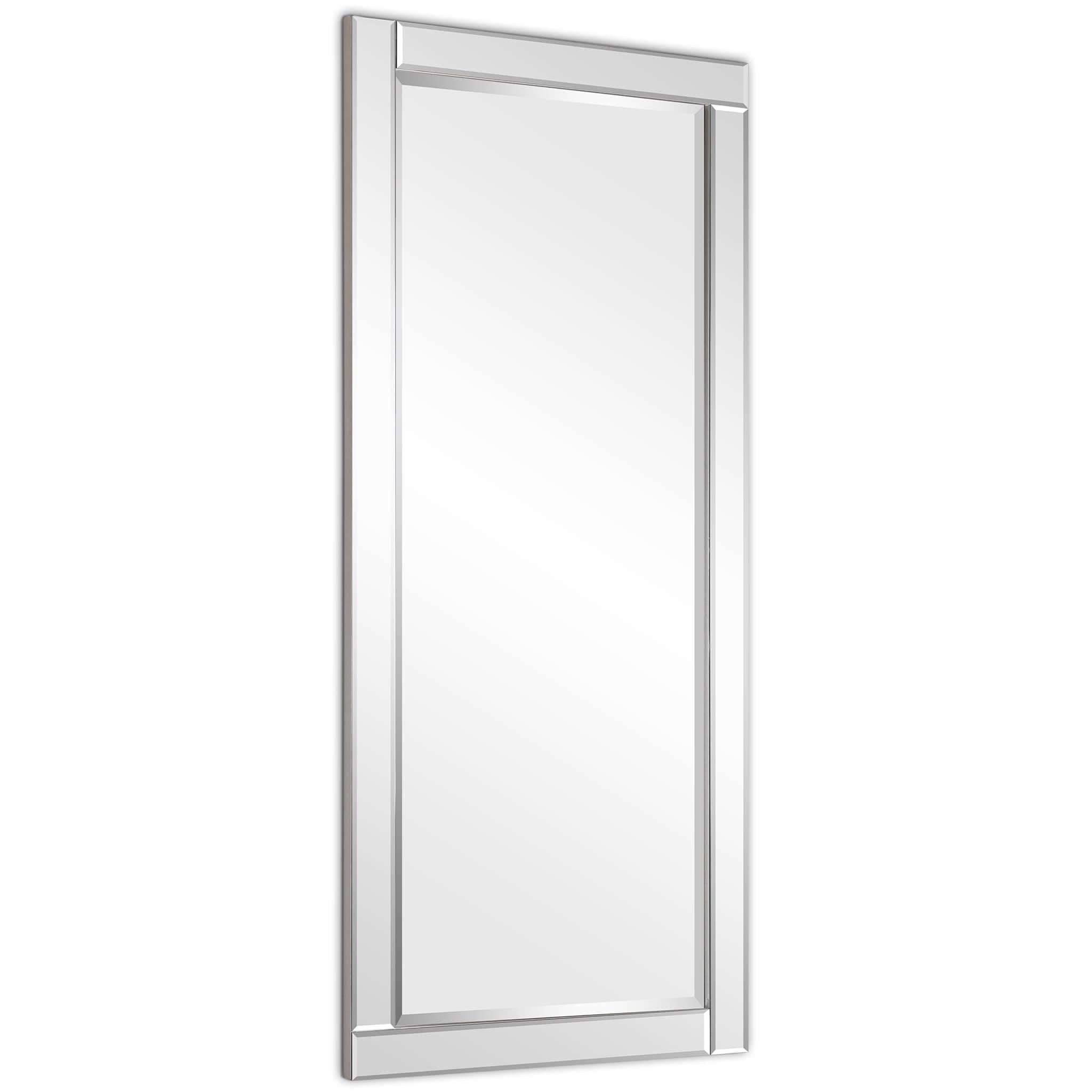 Empire Art Direct  Moderno Beveled Rectangle Wall Mirror