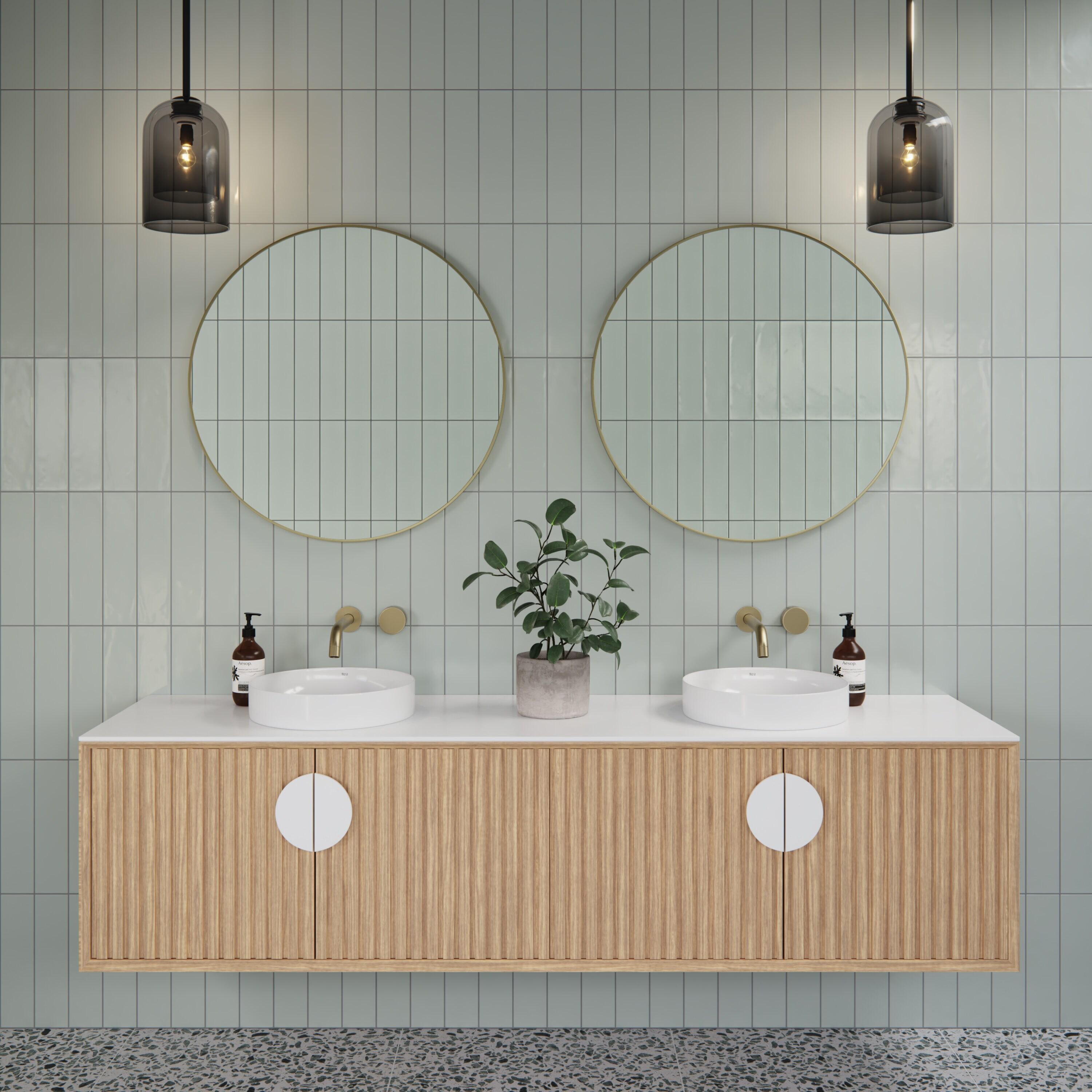 Leia Round Mirror