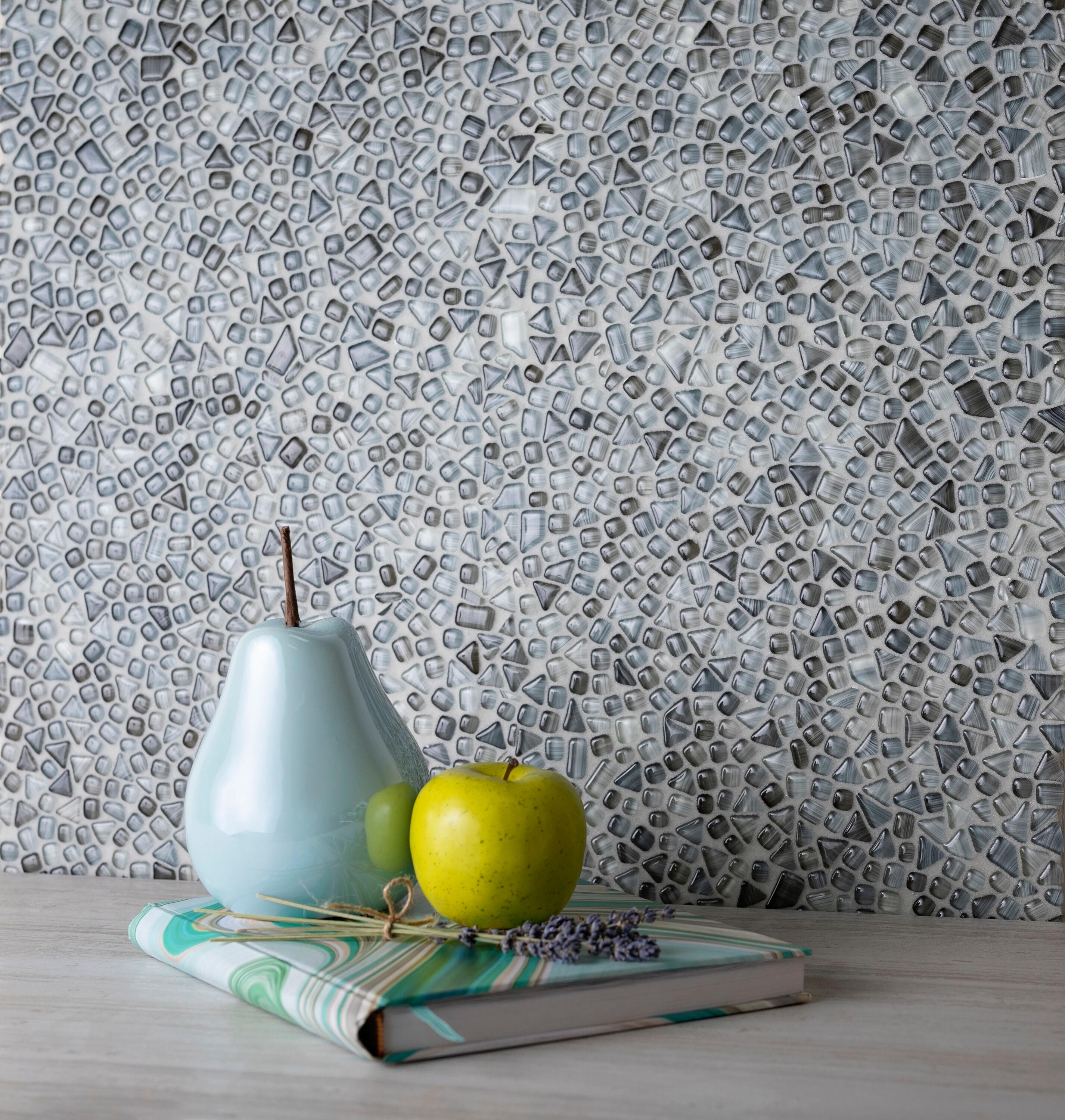 Glass Pebbles Mosaic Wall & Floor Tile