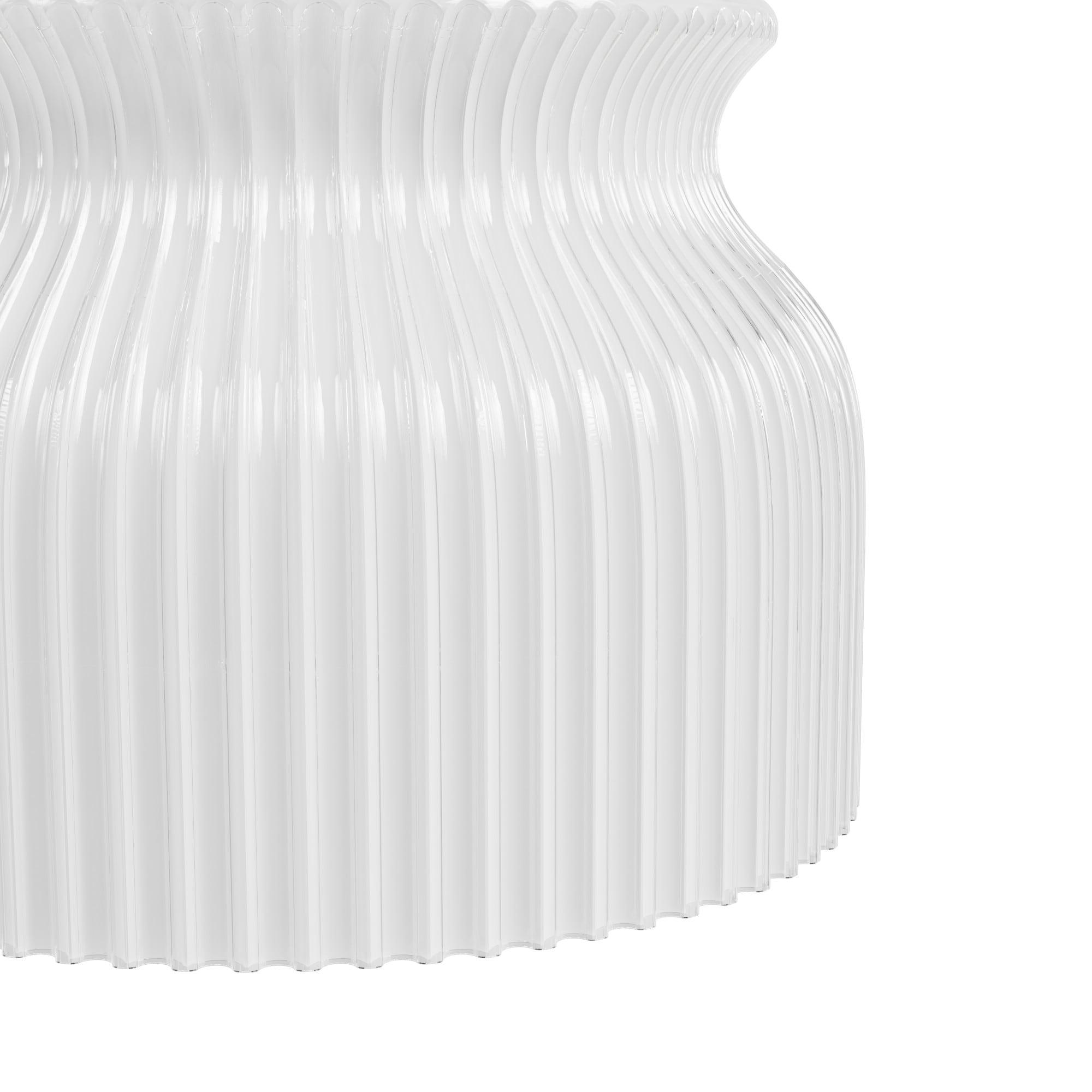 Hunter - Harlowe 1-light Luxe Gold, Large Flush Mount Light, Dimmable, Modern Style, Urn Shaped, for Bedrooms, Kitchens, Dining, Living Rooms - 13181