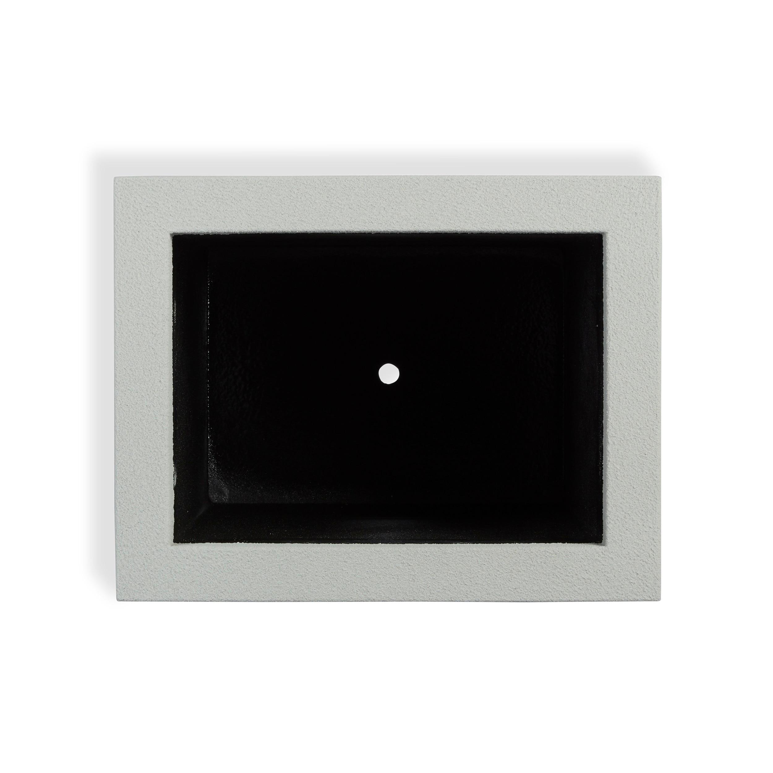 Modern FlexShell 30" Rectangular Outdoor Planter in Gray