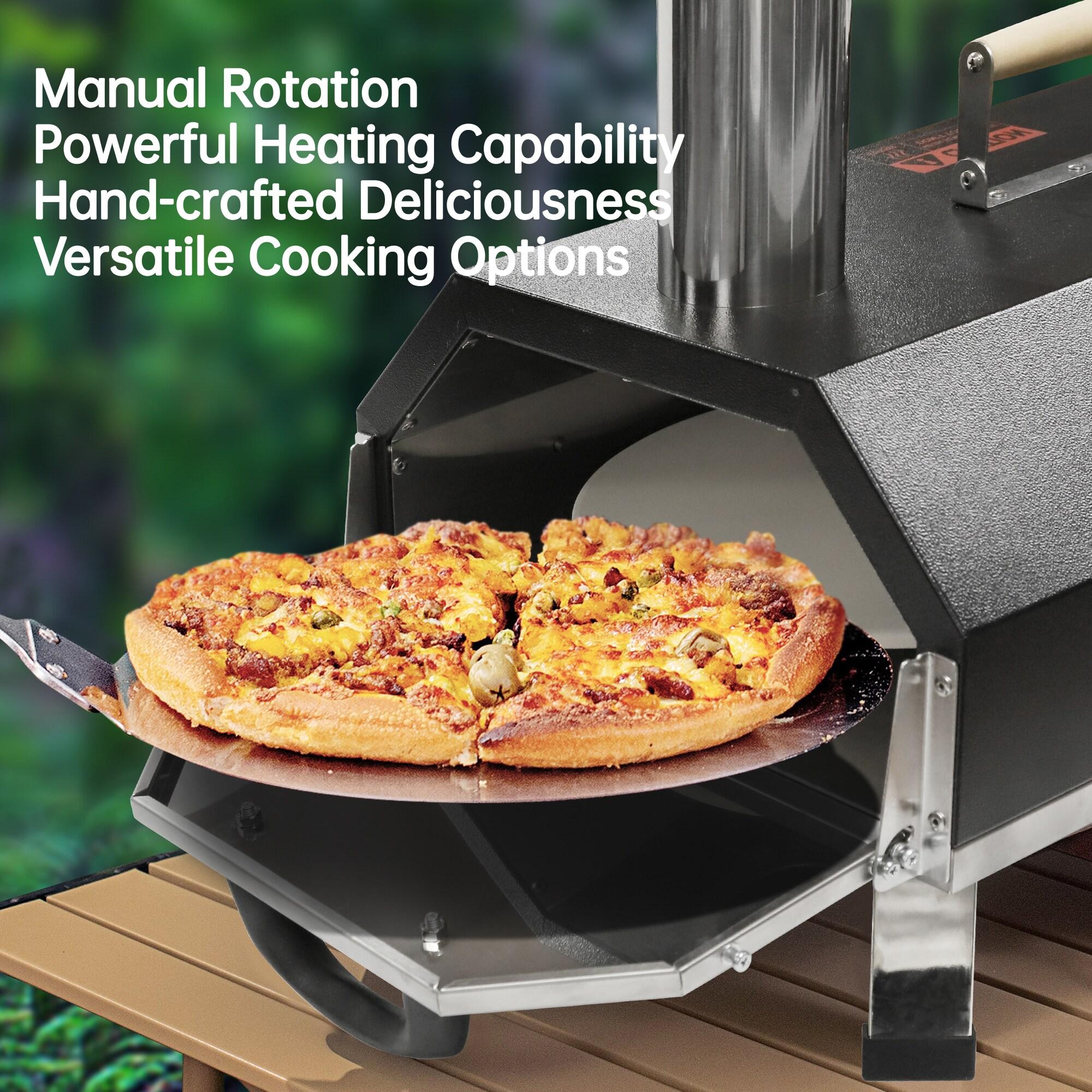 Fashionwu Fashionwu Countertop Wood Burning Pizza Oven