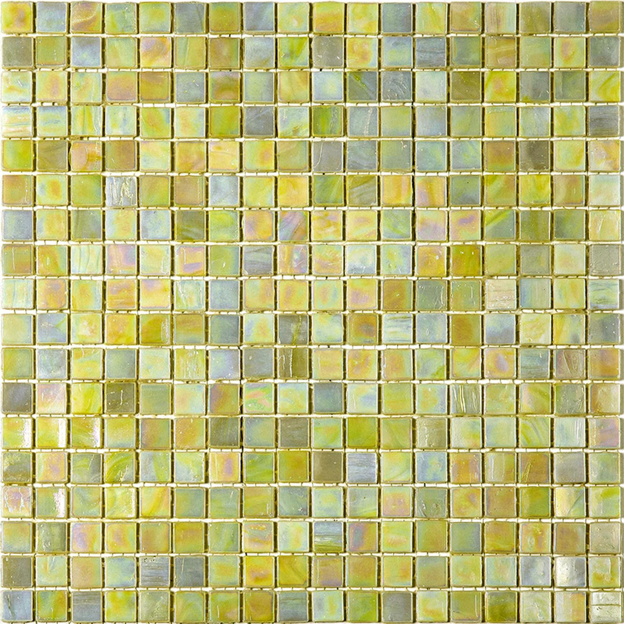 Skosh 0.6" x 0.6" Glass Grid Mosaic Wall & Floor Tile