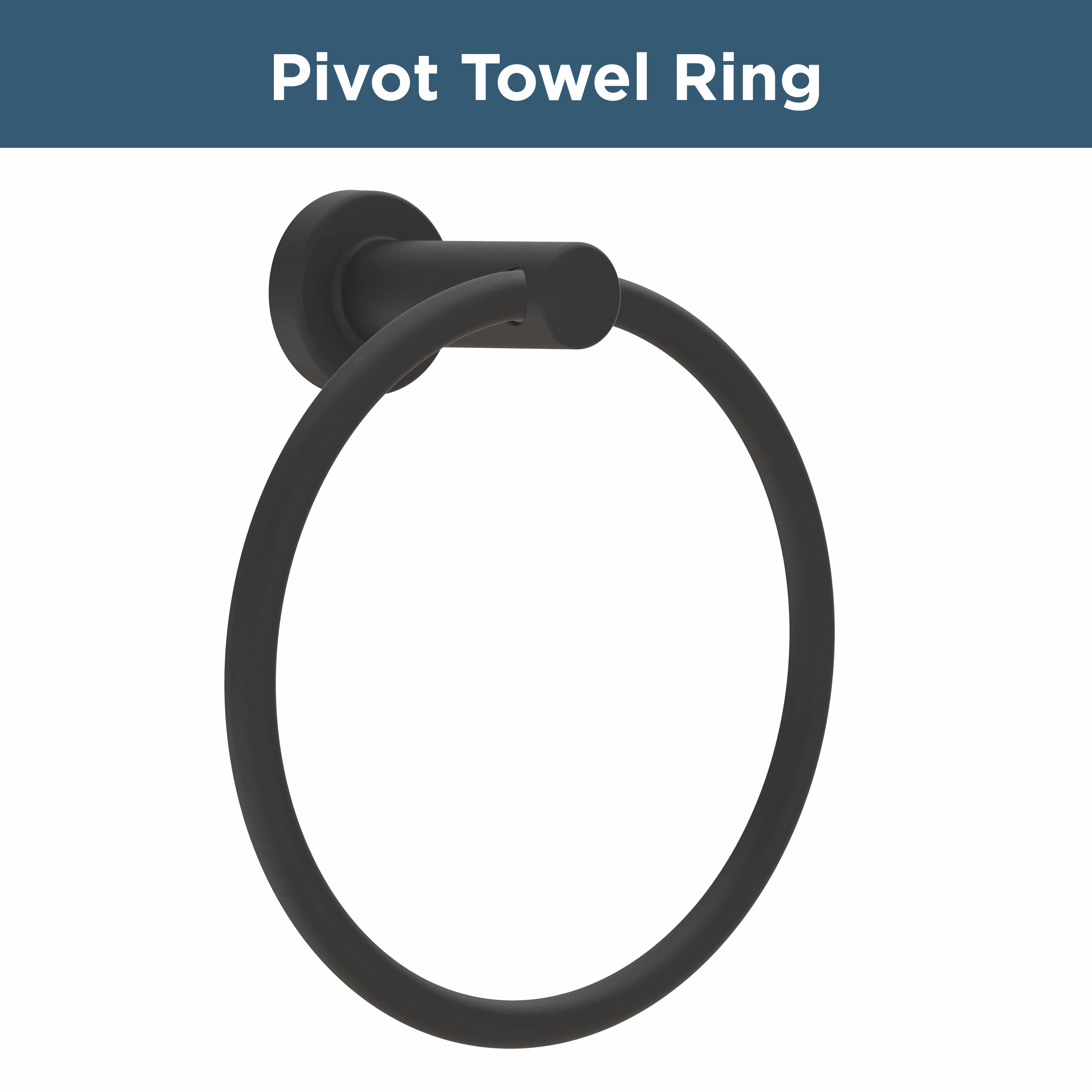 Franklin Brass 5 - Piece Bathroom Hardware Set WAK65-MB