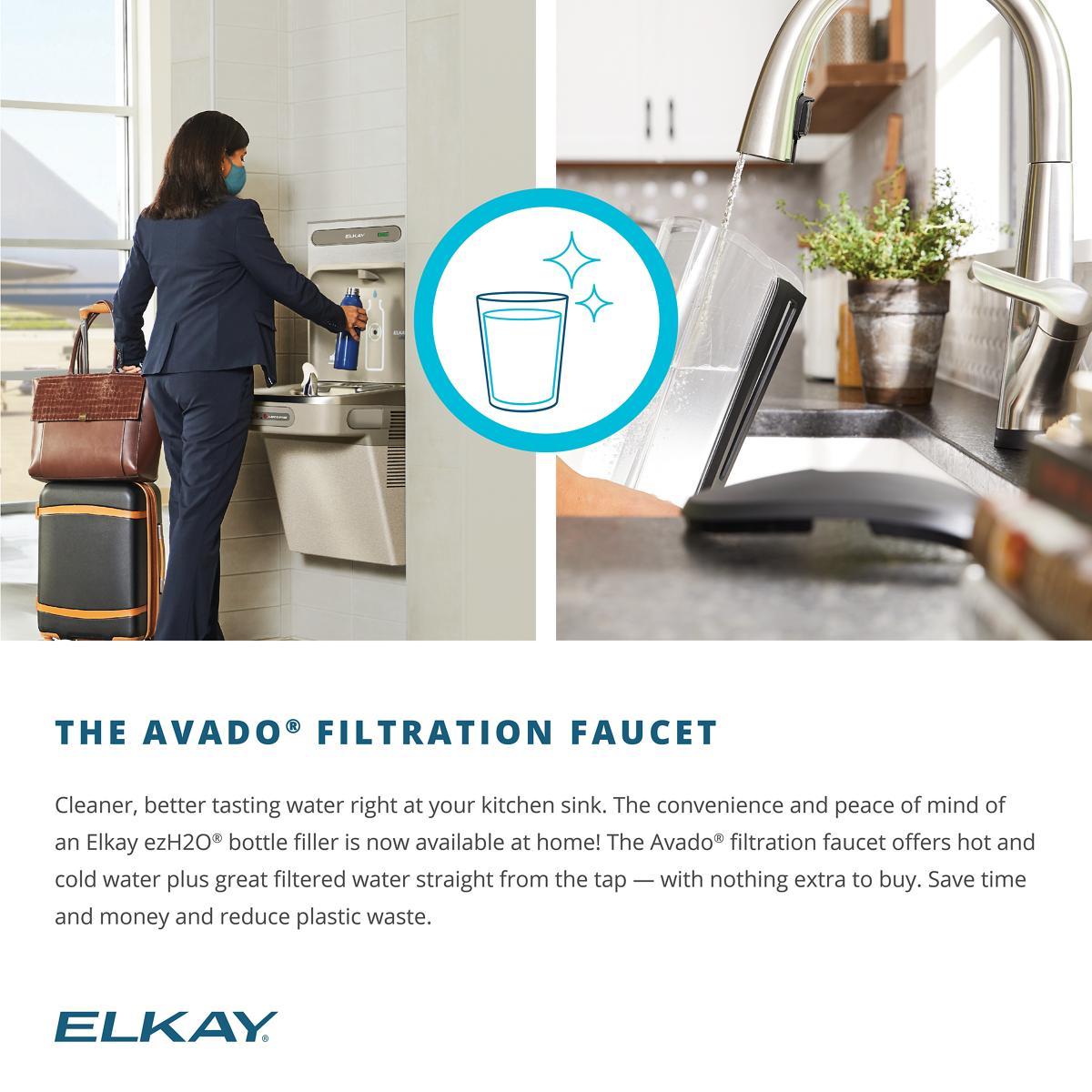 33" x 22" x 10" Double Basin Undermount Kitchen Sink with Faucet