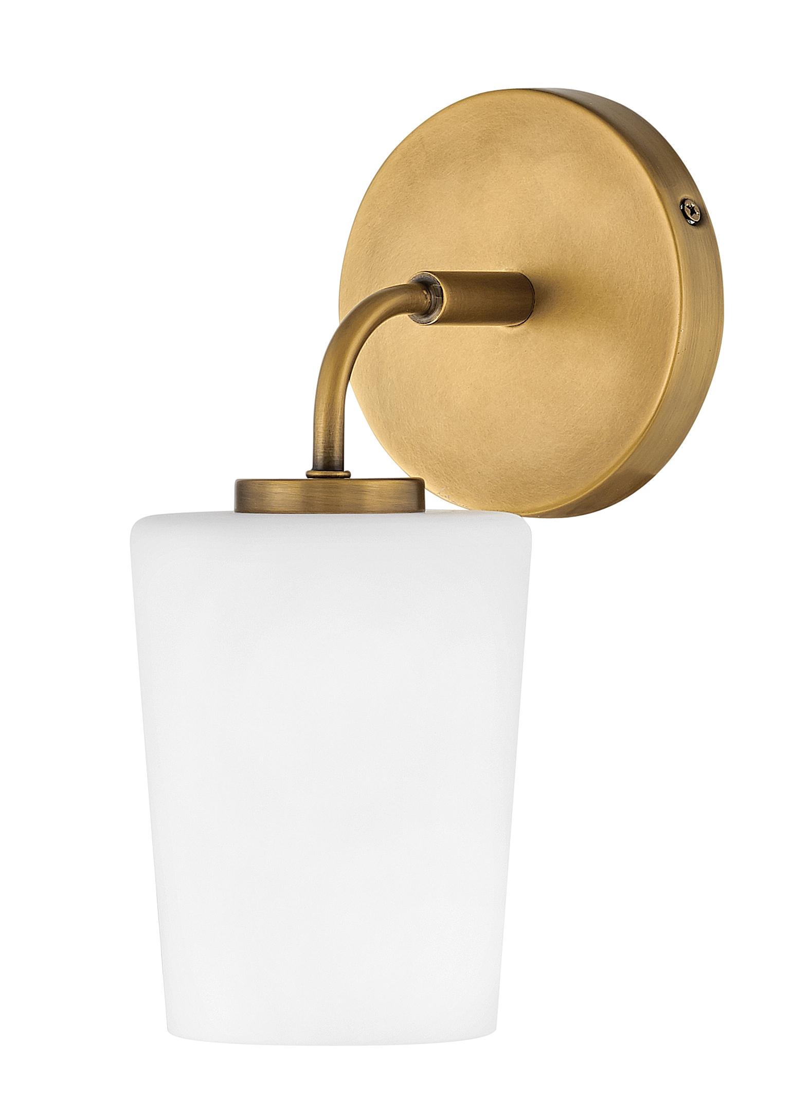 Fitz Single Frosted Dimmable Bath Sconce