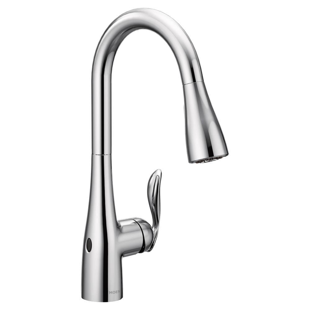 Moen Arbor MotionSense Wave Single Handle Pulldown Kitchen Faucet with Power Clean Technology