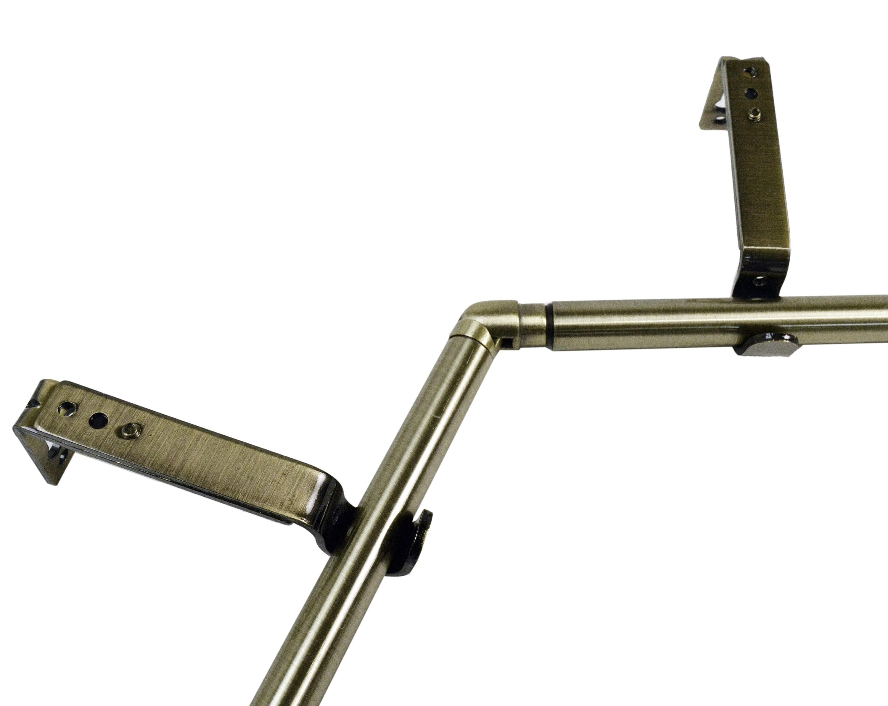 Symple Stuff Adosinha Steel Adjustable Single Curtain Rod