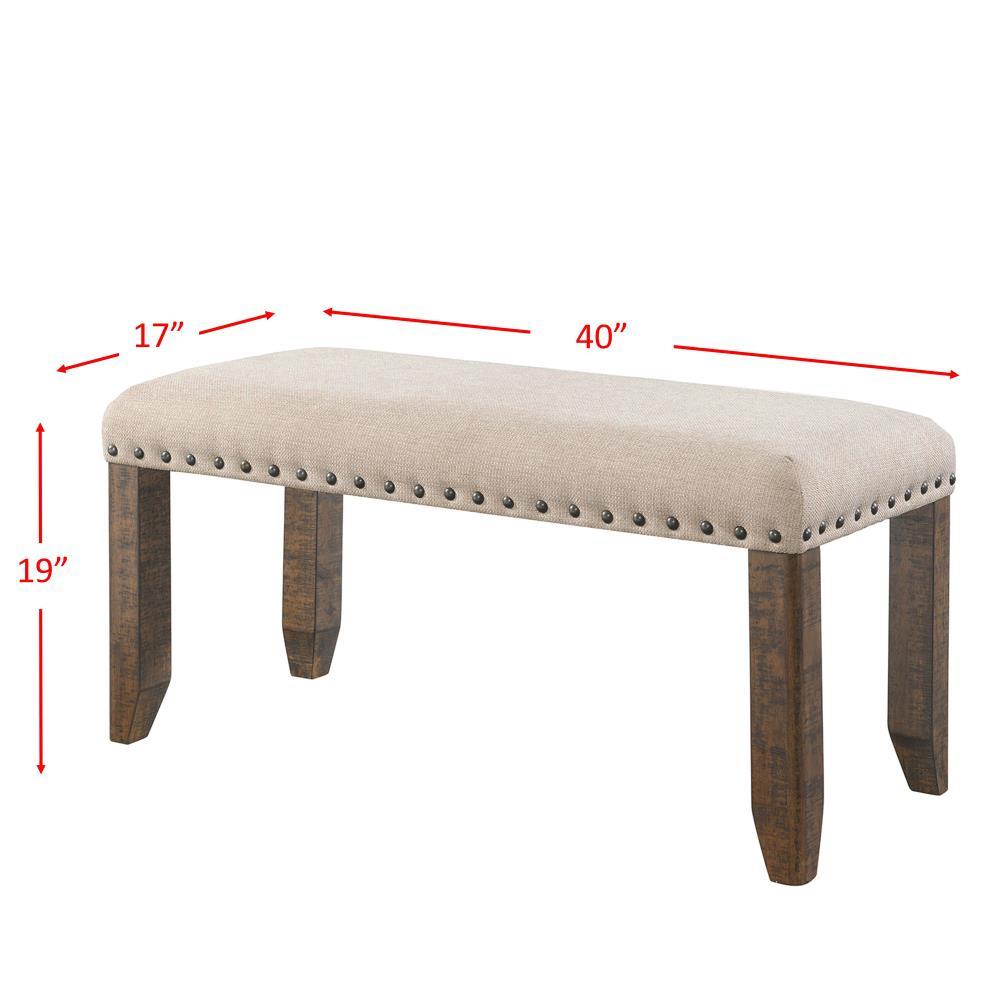 Dex 6pc Extendable Dining Table Set: Smokey Finish, Turnbuckle Detail - Picket House Furnishings